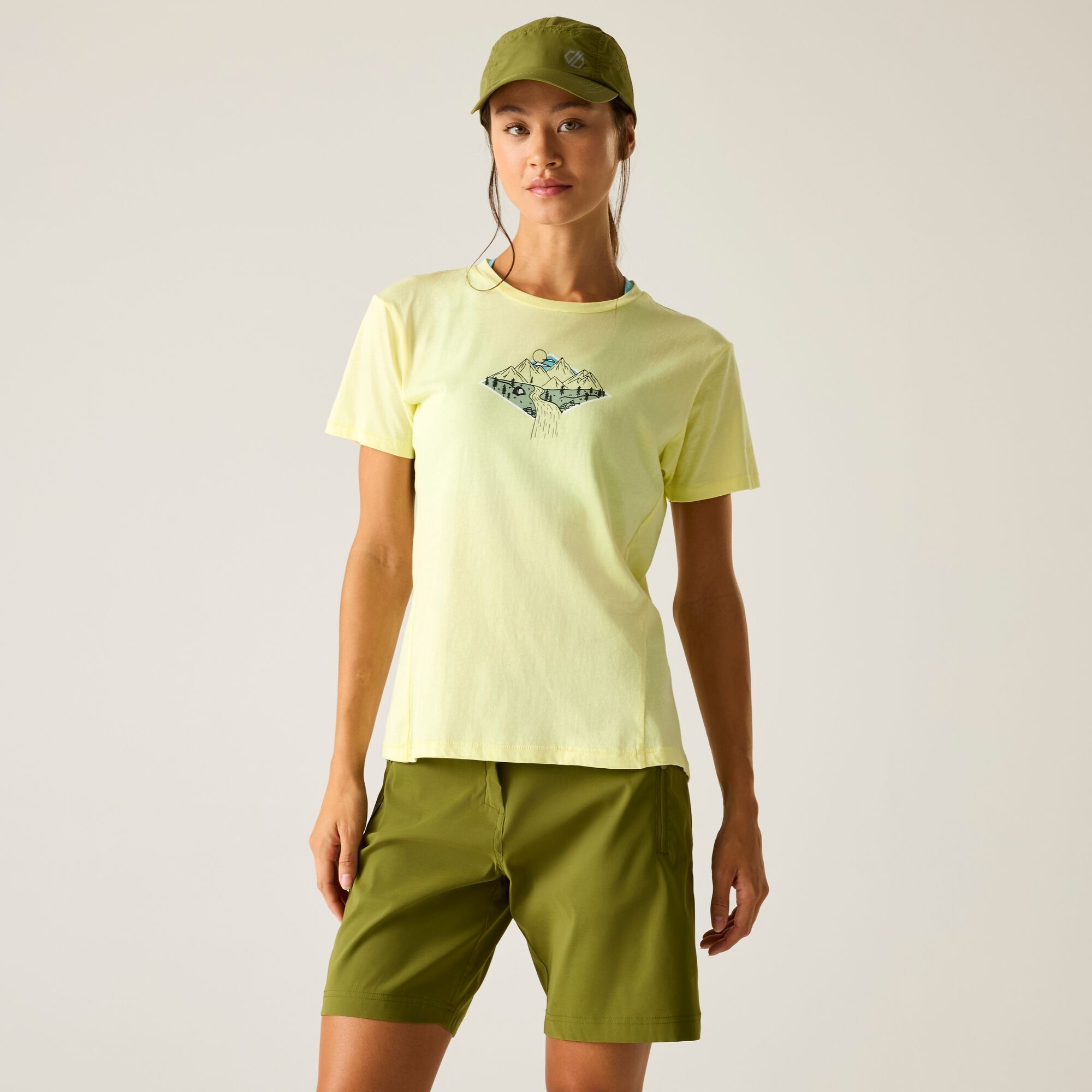 Dare 2b Koszulka damska Tranquility III Żółty