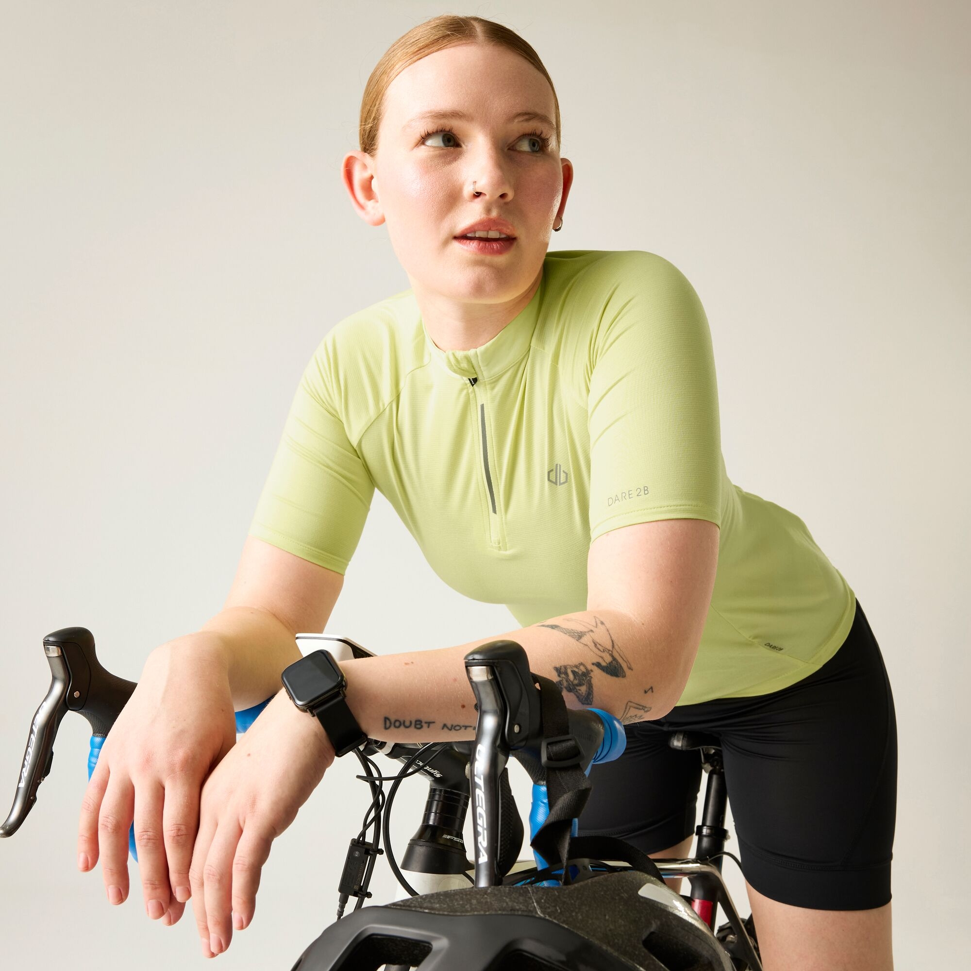 Dare 2b Koszulka rowerowa damska Pedal Through It II Żółty