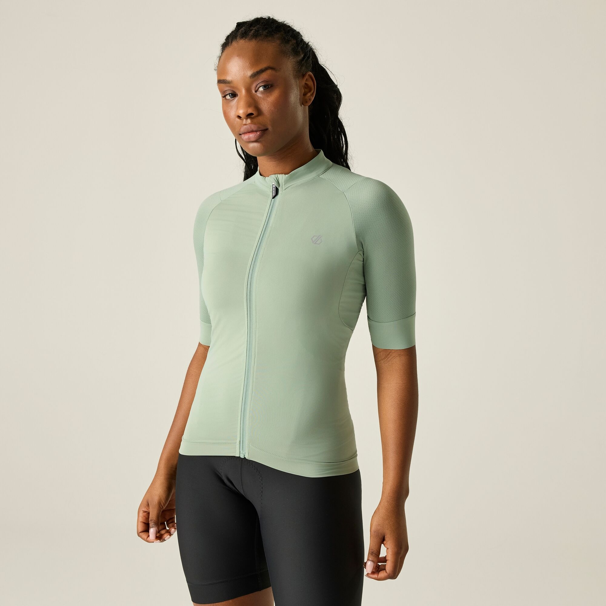 Dare 2b Koszulka rowerowa damska oblaskowa Lightning S/S Zielony