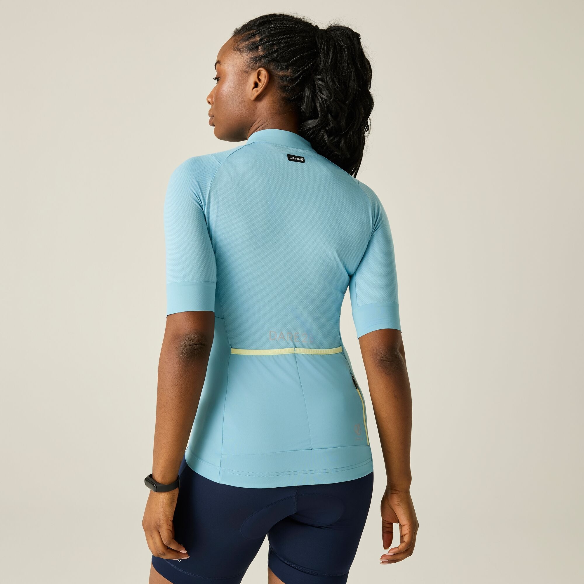 Dare 2b   Koszulka rowerowa damska oblaskowa Lightning S/S Niebieski
