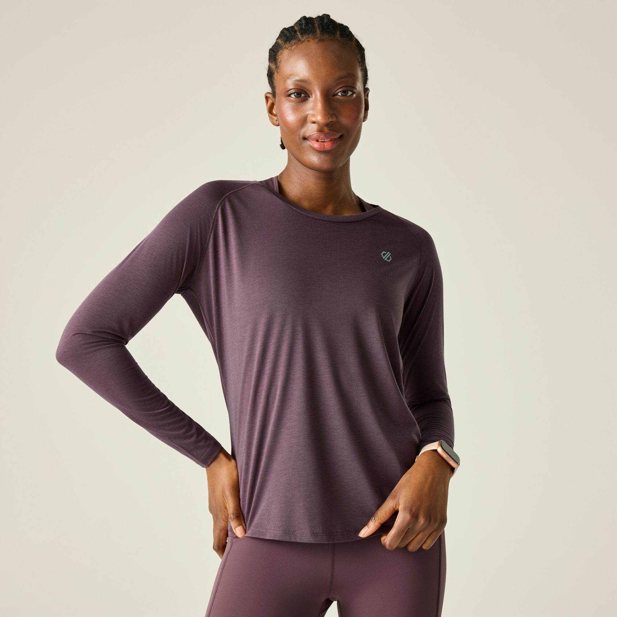 Dare 2B Women's Violet Long Sleeve T-Shirt Nimble - Image 2