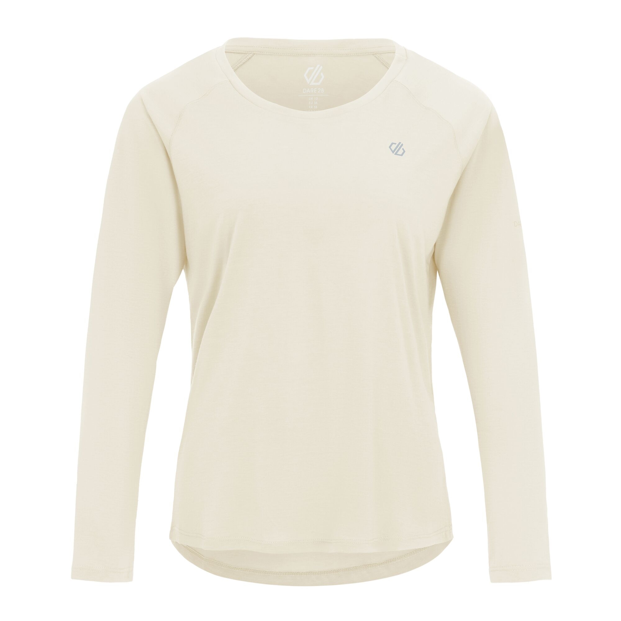 Dare 2B Women's Serenity Long Sleeved T-Shirt - White Size 20