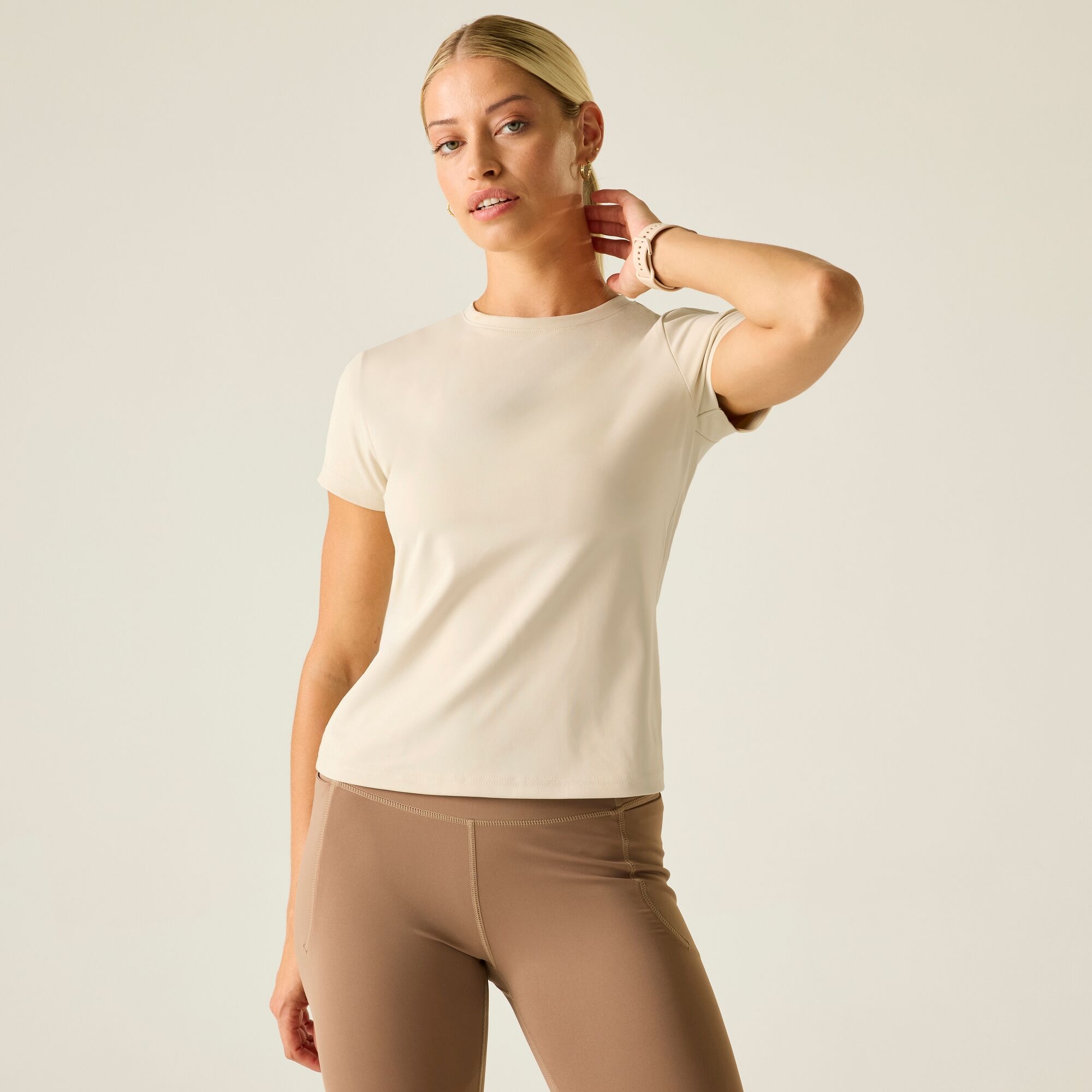 Dare 2b Koszulka damska szybkoschnąca Refresh Beżowy