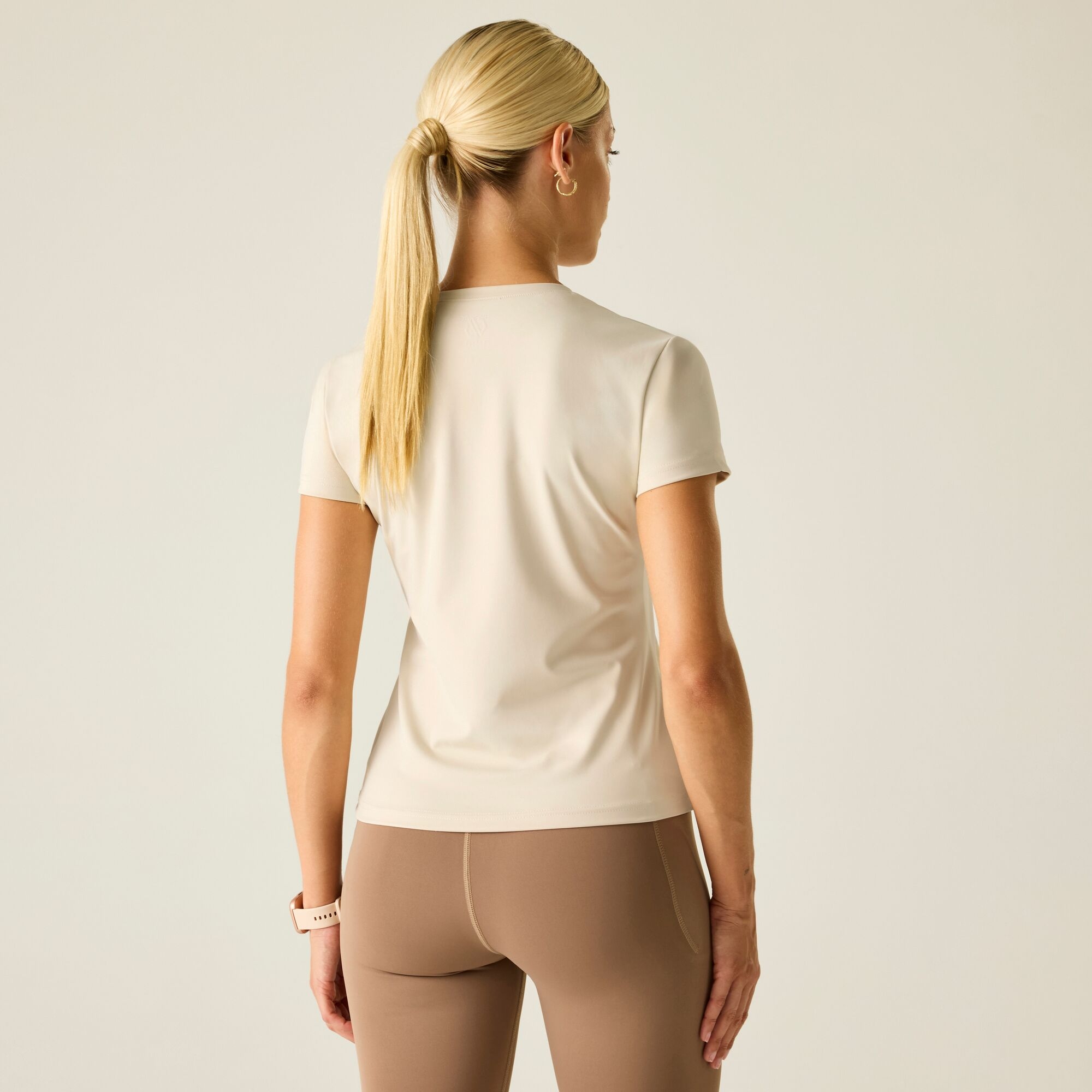 Dare 2b Dare 2b Koszulka damska szybkoschnąca Refresh Beżowe