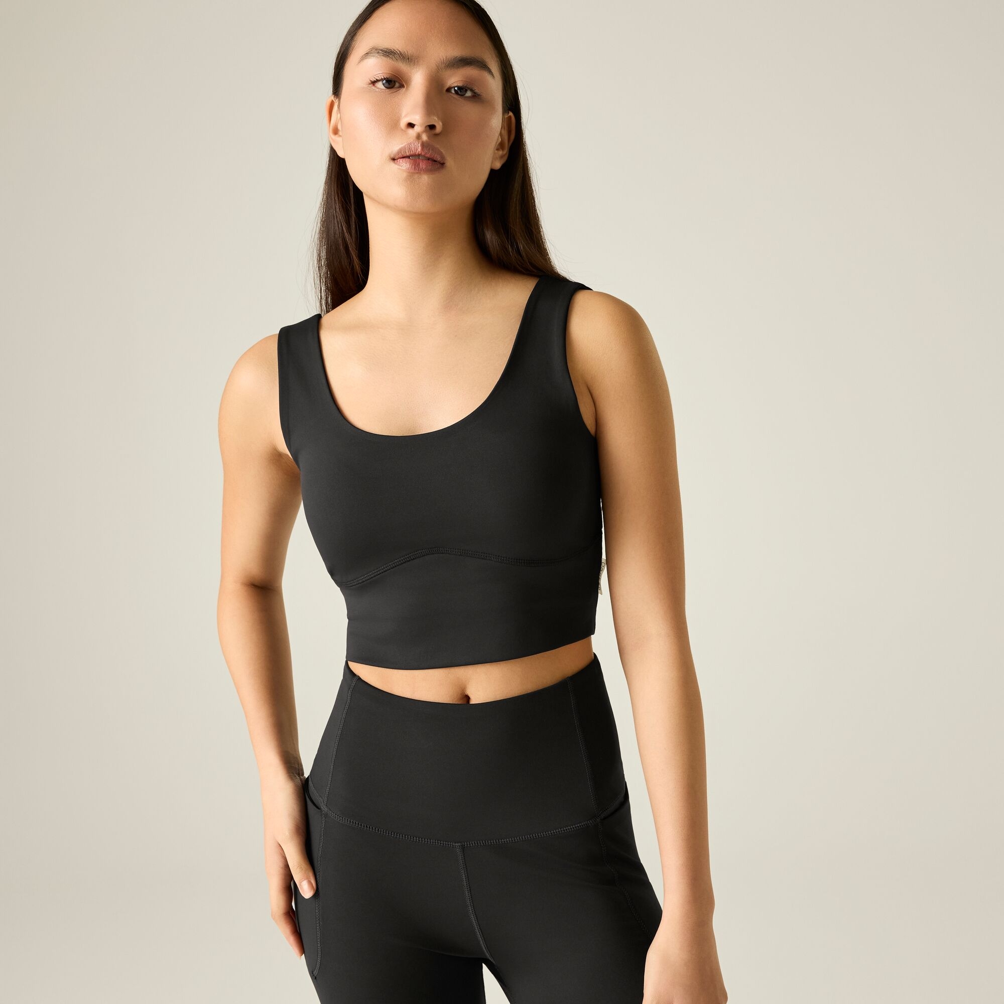 Dare2b Women's Black Refresh Cropped Tank Top - Image 3