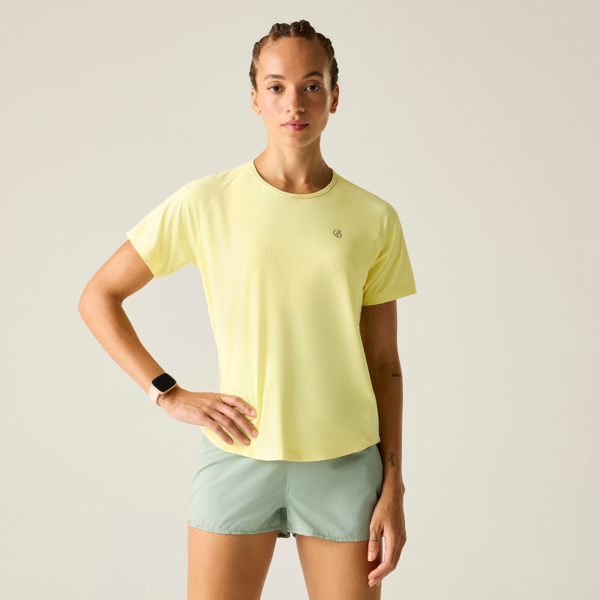Dare 2B Women's Chase Ii T-Shirt - Yellow Size 18