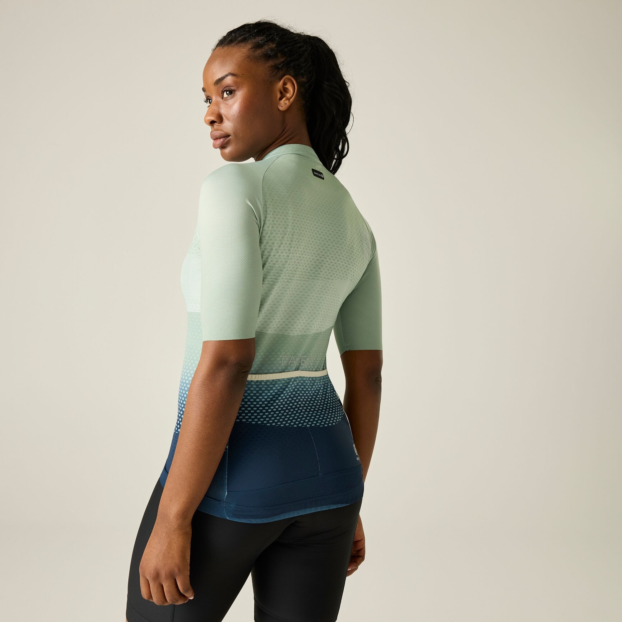 Dare 2b   Koszulka damska rowerowa oblaskowa Lightning S/S Printed Zielony