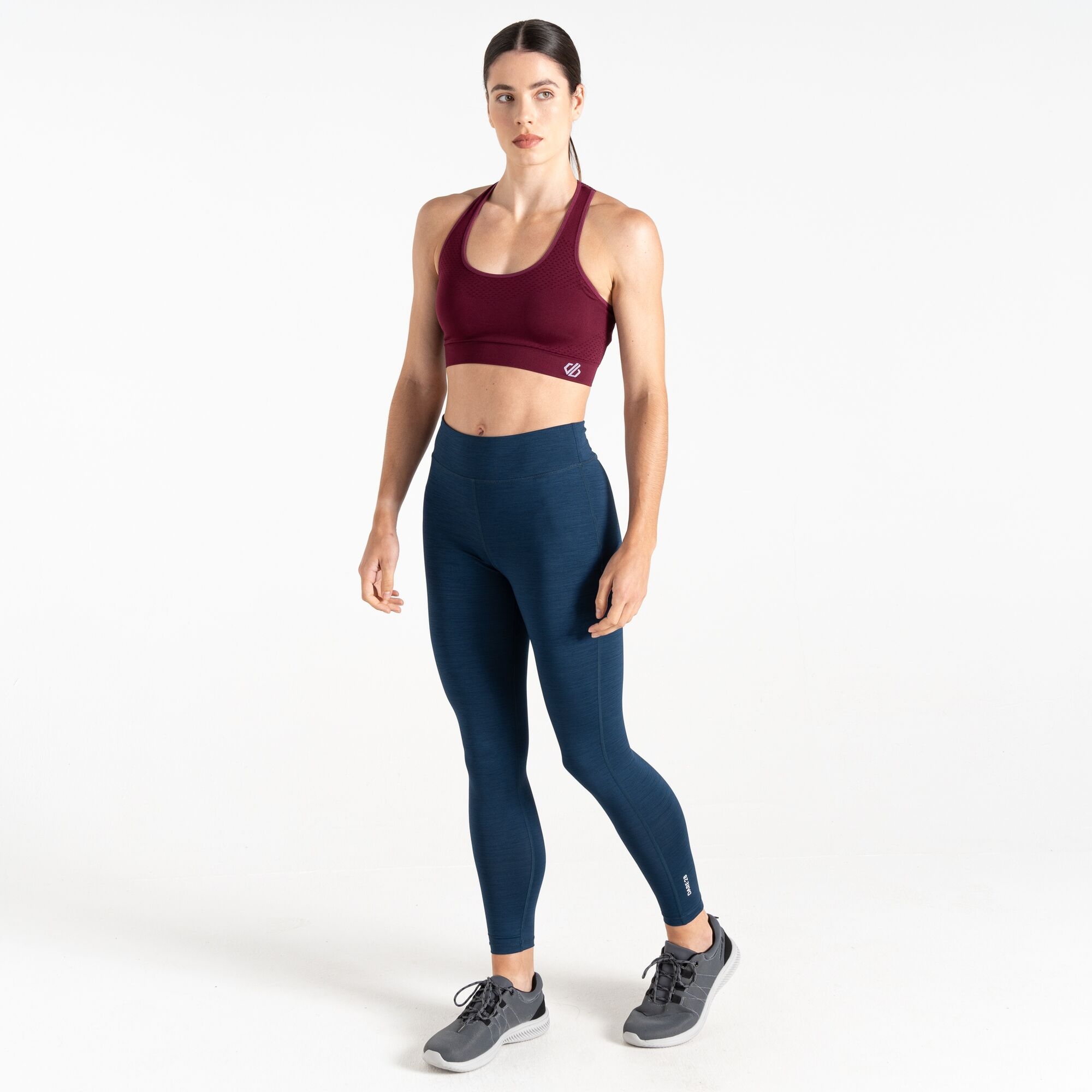 Dare 2b   Biustonosz sportowy damski Dont Sweat It Fioletowy