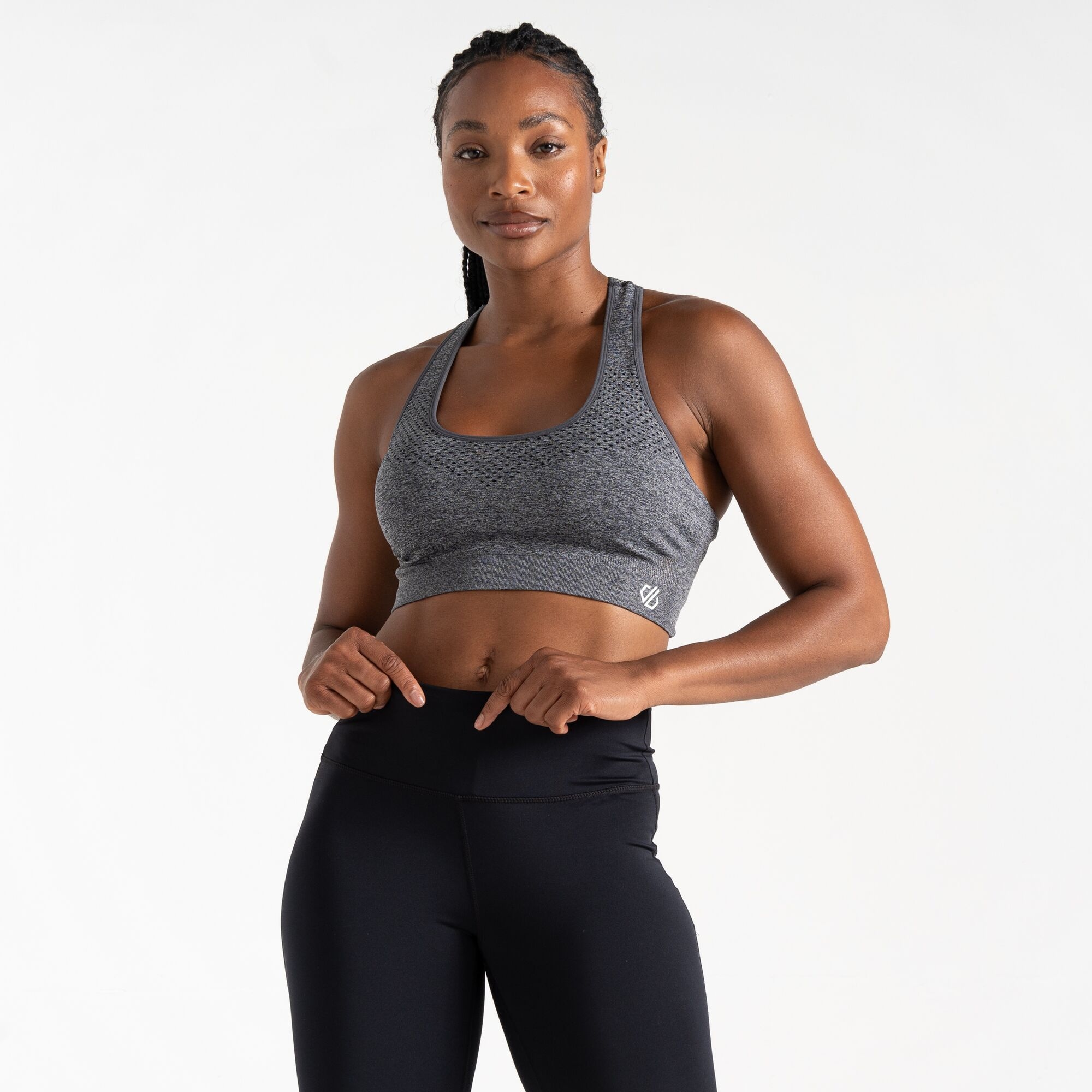 Dare 2b Damski biustonosz sportowy Dont Sweat It Szary