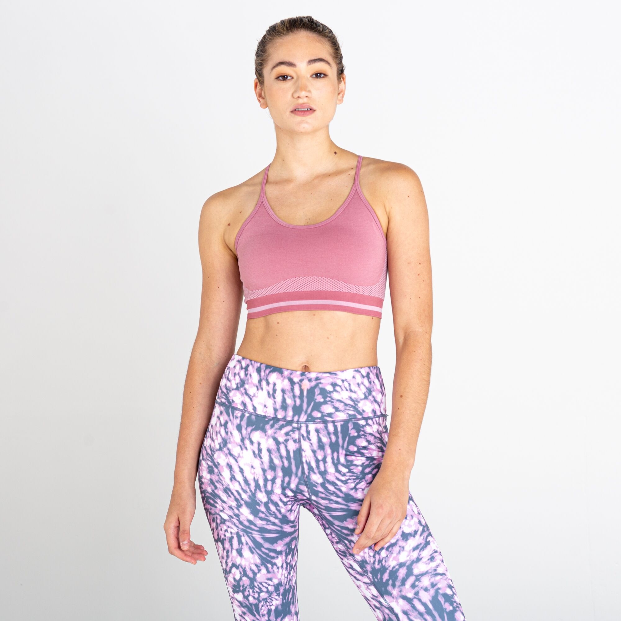 Dare 2b Damski biustonosz sportowy Don't Sweat It Różowy