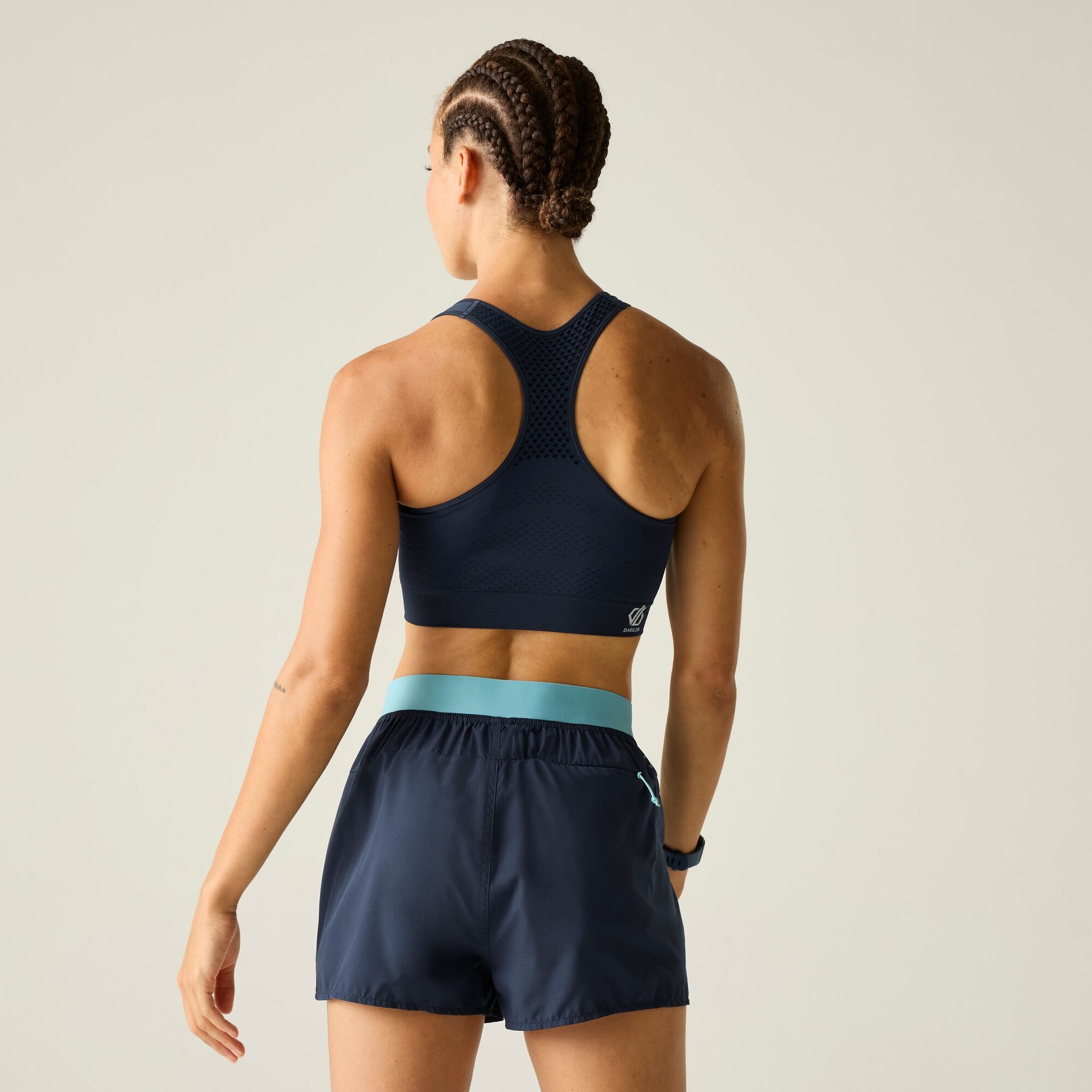 Dare 2b   Biustonosz sportowy damski szybkoschnący Don't Sweat It III Niebieski