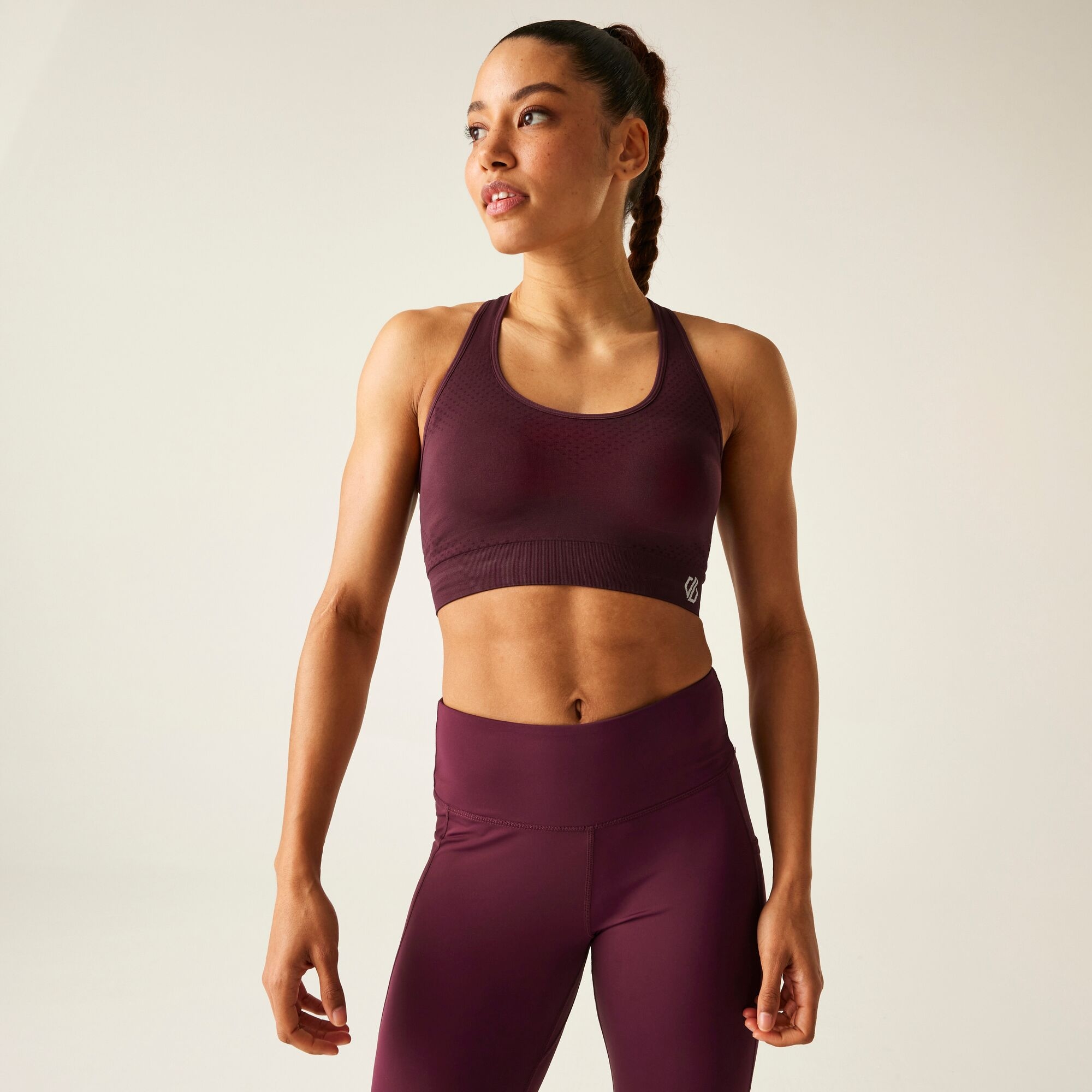 Dare 2b Damski biustonosz sportowy Don't Sweat It II Fioletowy