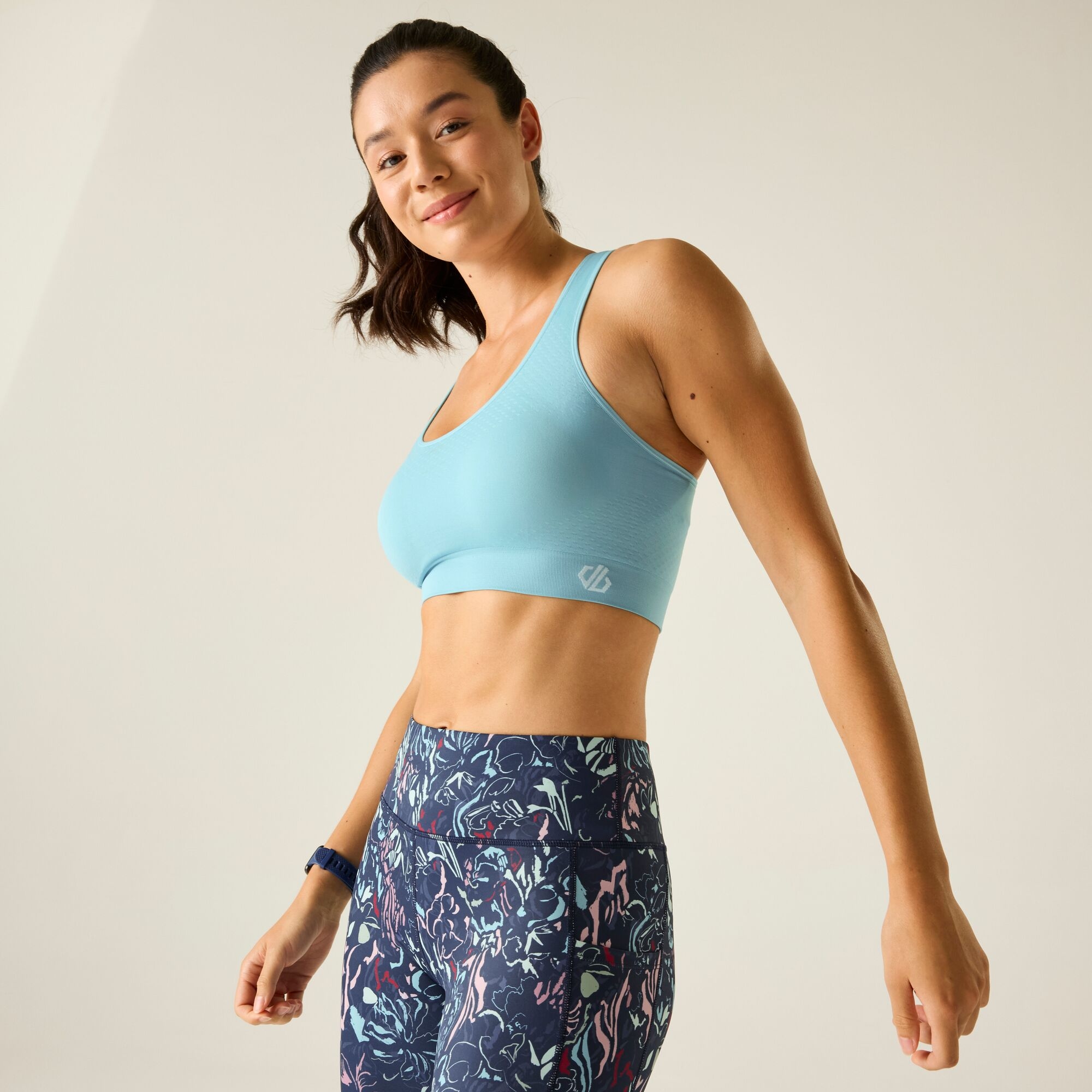 Dare 2b Damski biustonosz sportowy Don't Sweat It II Niebieski