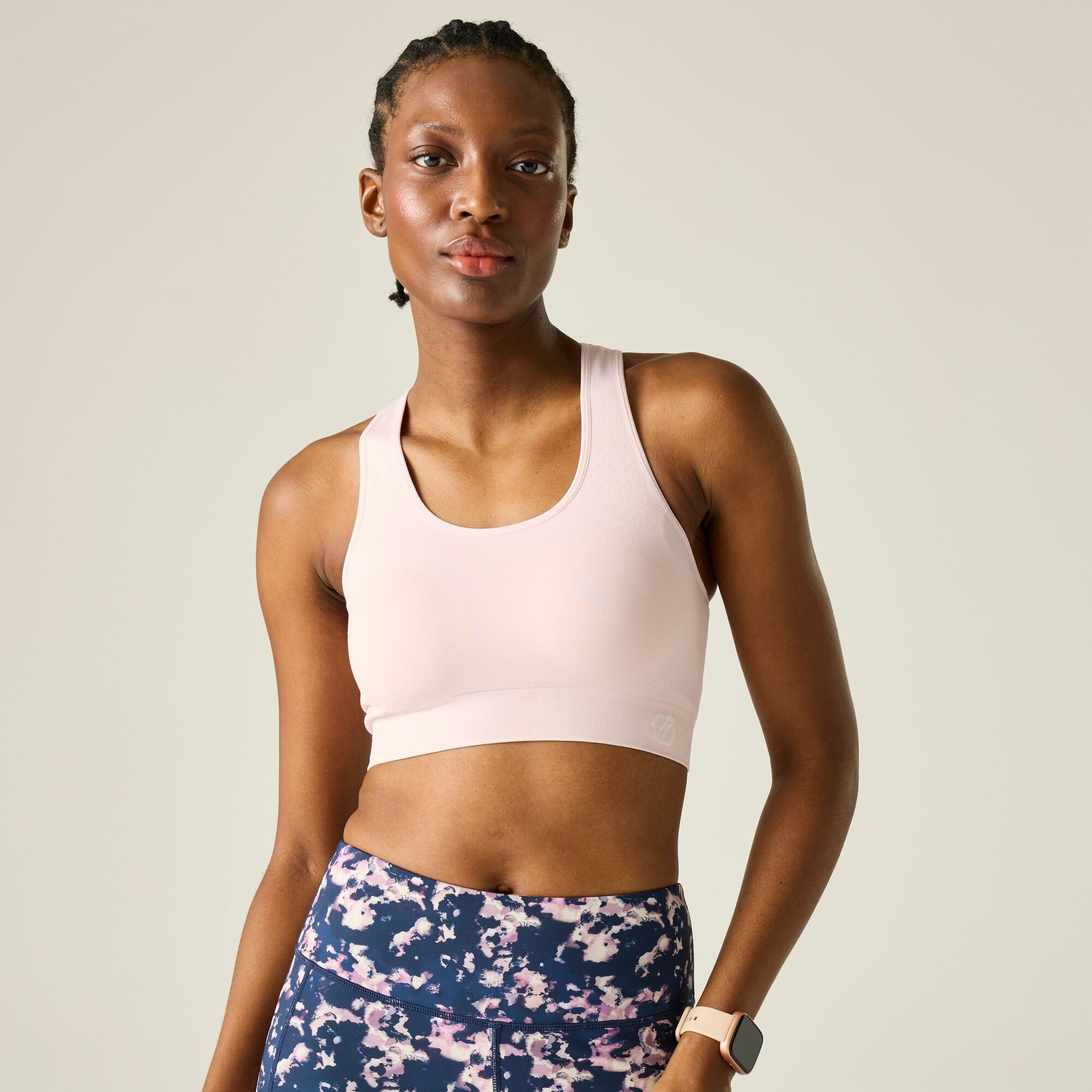 Dare 2B Women's Don't Sweat It Ii Sports Bra - Pink Large