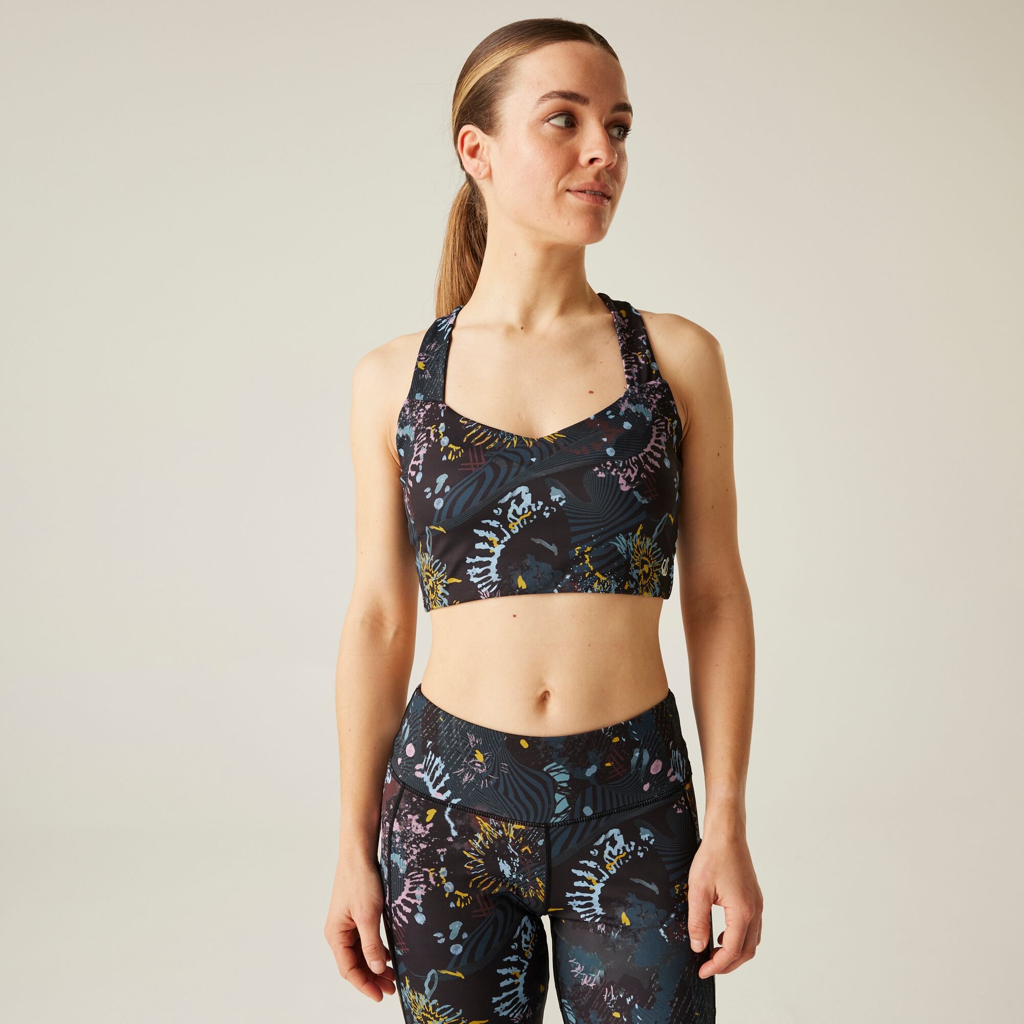 Dare 2b Biustonosz sportowy damski Swift III Czarny