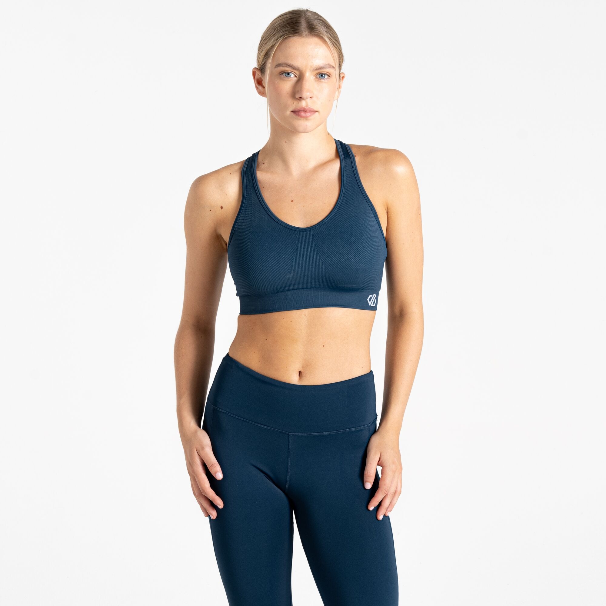 Dare 2b - Damski Biustonosz Sportowy React Niebieski, Rozmiar: XL