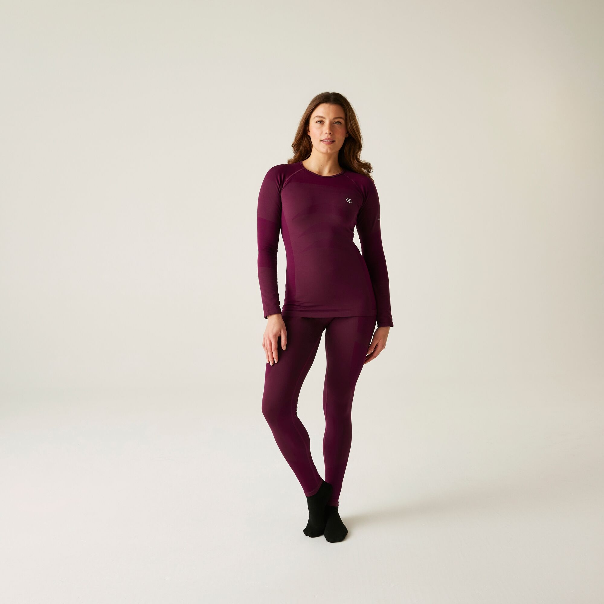 Dare 2b Bielizna termoaktywna damska komplet In The Zone II Fioletowy