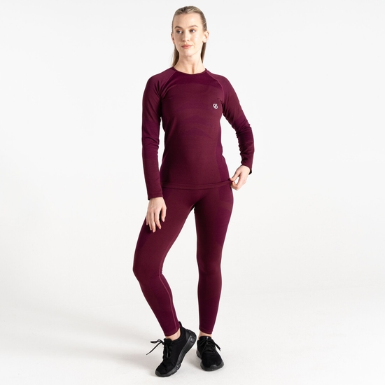 Dare 2b - Women's In The Zone Base Layer II Set Fig Purple