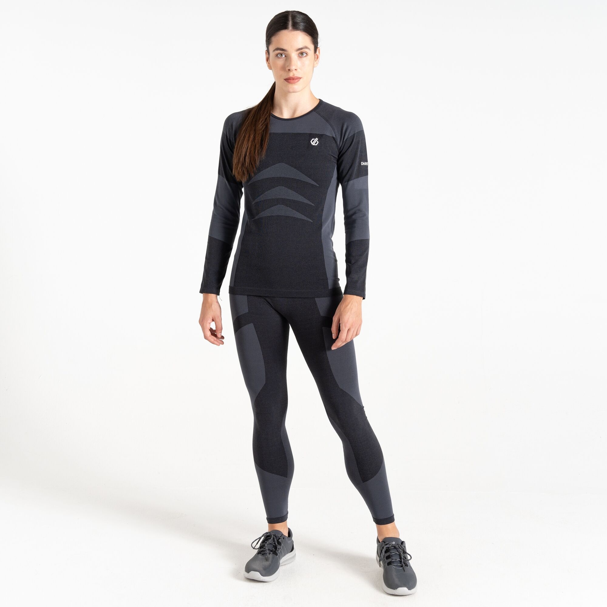 Dare 2b - Damska Bielizna Termoaktywna Legginsy In The Zone Czarny, Rozmiar: XS