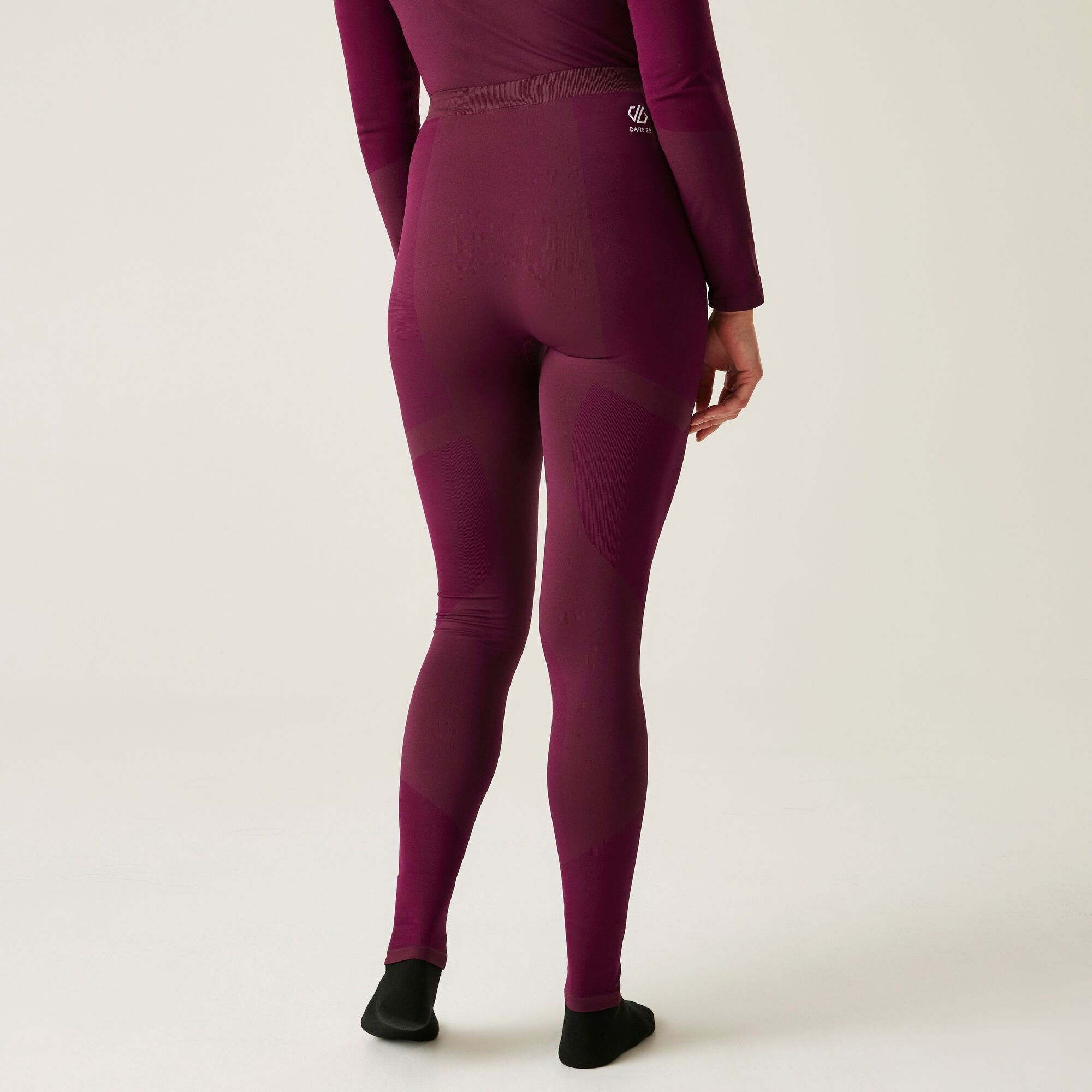 Dare 2b - Damska Bielizna Termoaktywna Legginsy In The Zone Fioletowy