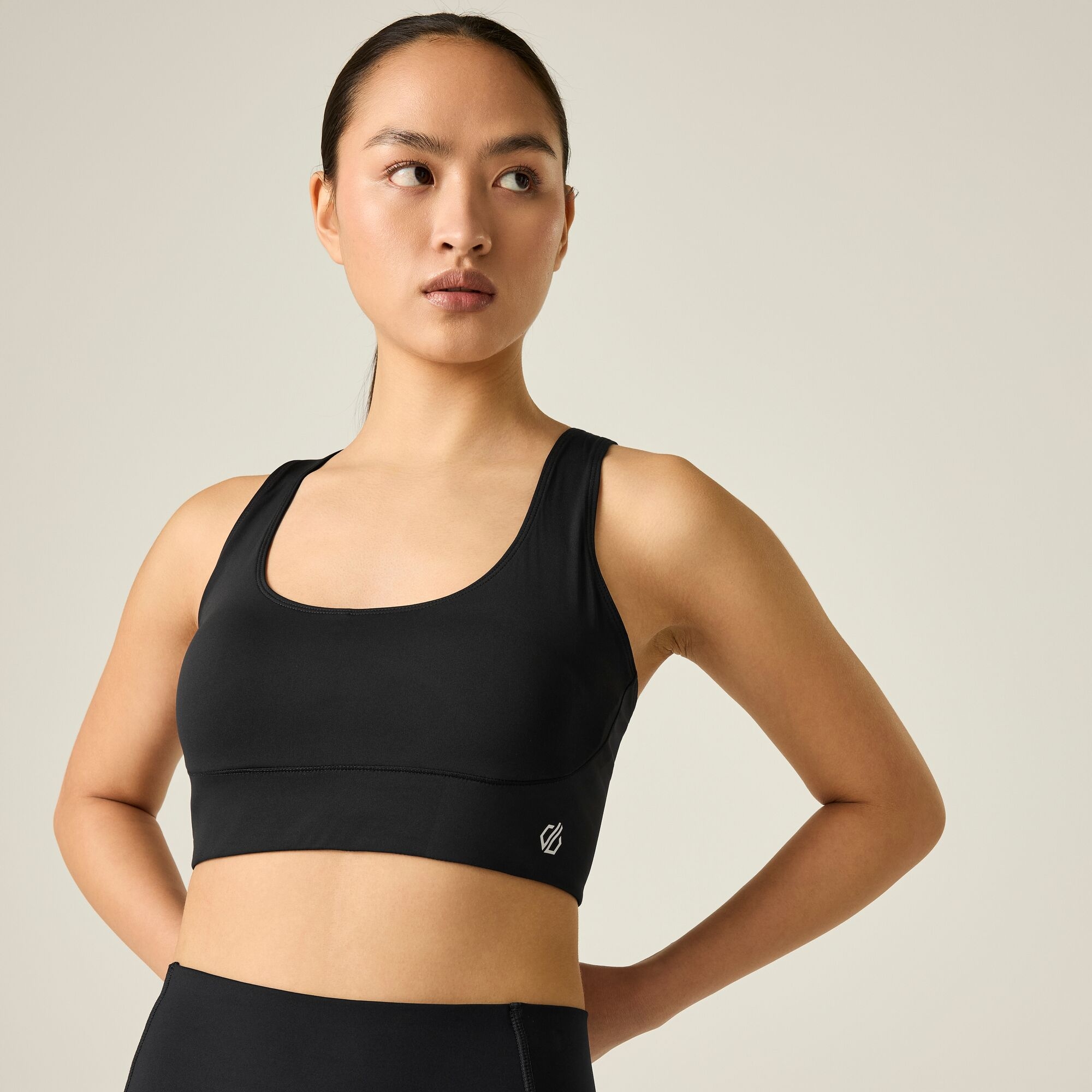 Dare 2B Women's Influential Sports Bra - Black Medium - Image 1