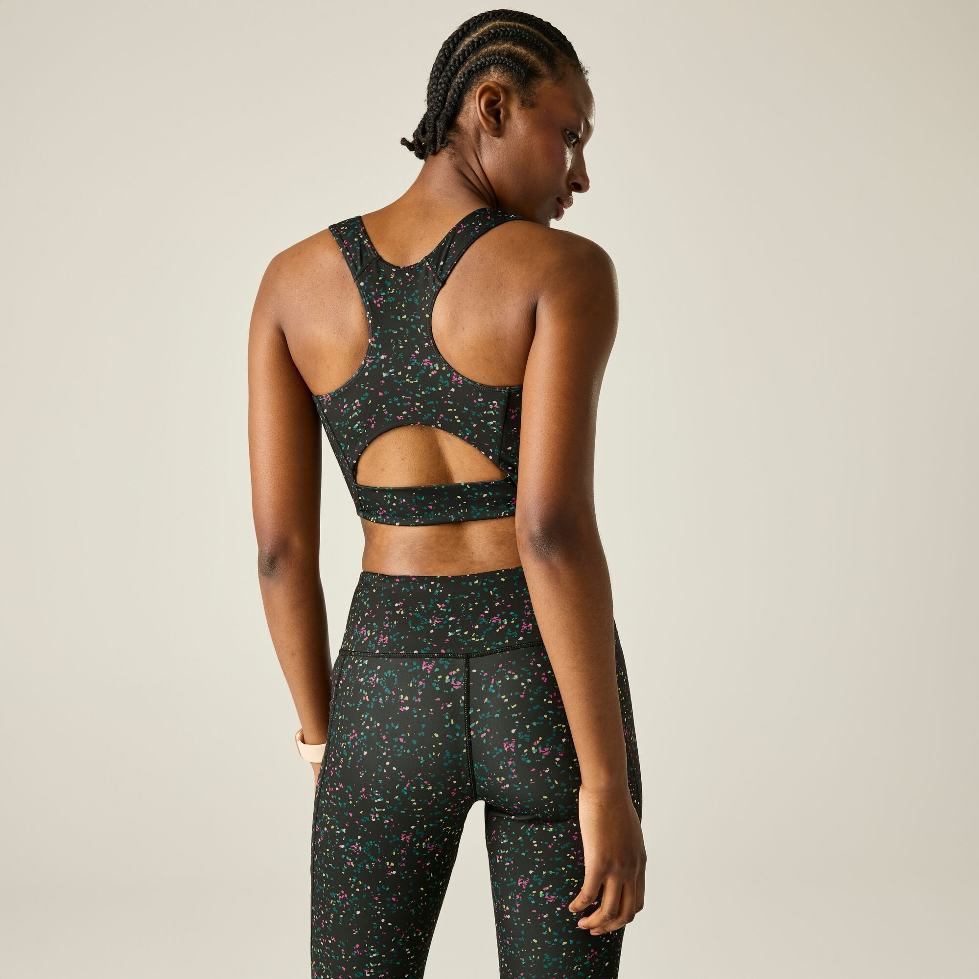 Dare 2B Women's Influential Sports Bra - Black Large - Image 3