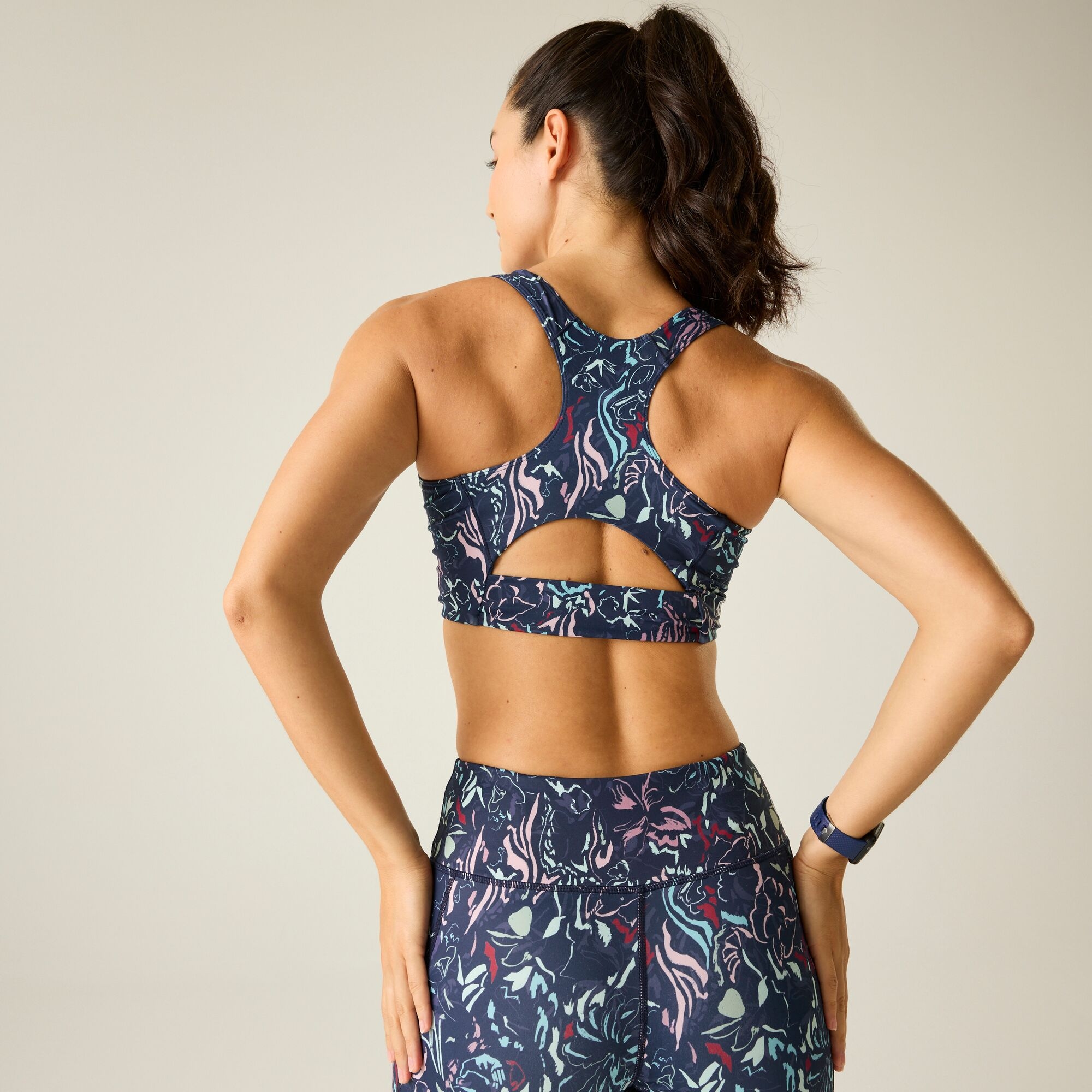 Dare 2b   Biustonosz sportowy damski szybkoschnący Influential Niebieski