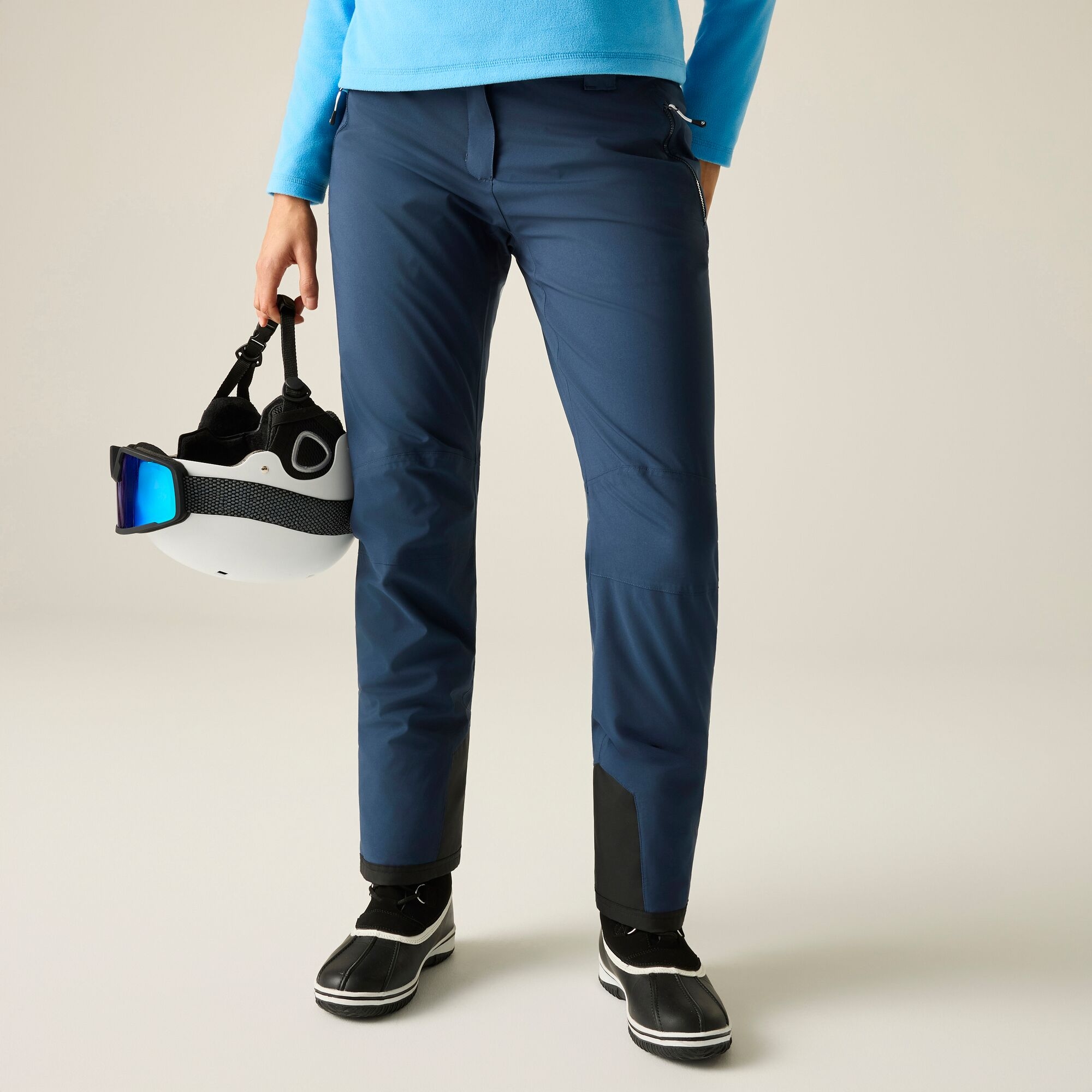 Dare 2b Spodnie narciarskie damskie z membraną z szelkami Effused II Granatowy