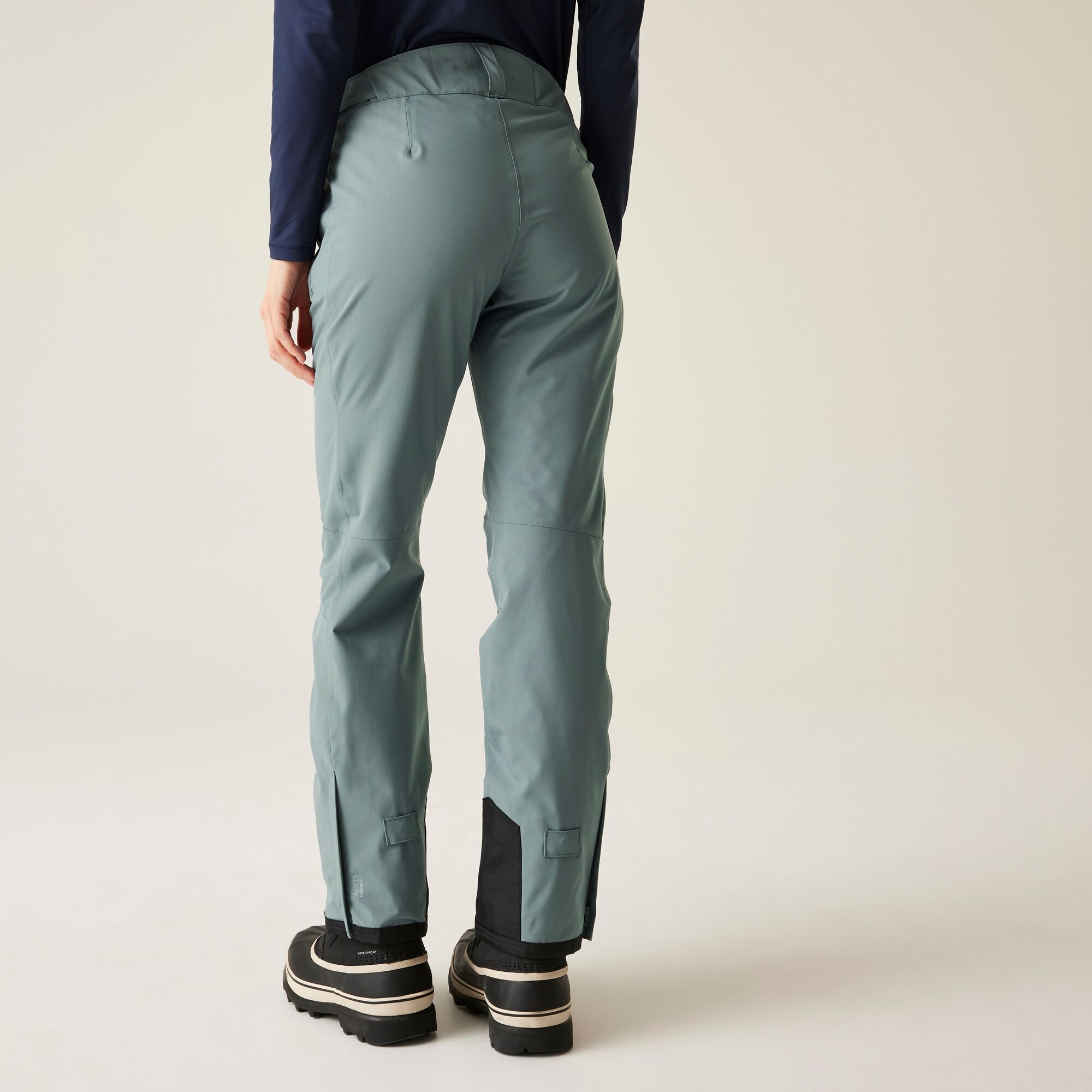 Dare 2b - Spodnie narciarskie damskie z membraną z szelkami Diminish Szary