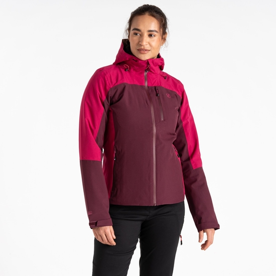 Dare 2b - Women's Mountain Series Waterproof Jacket  Fig Berry Pink