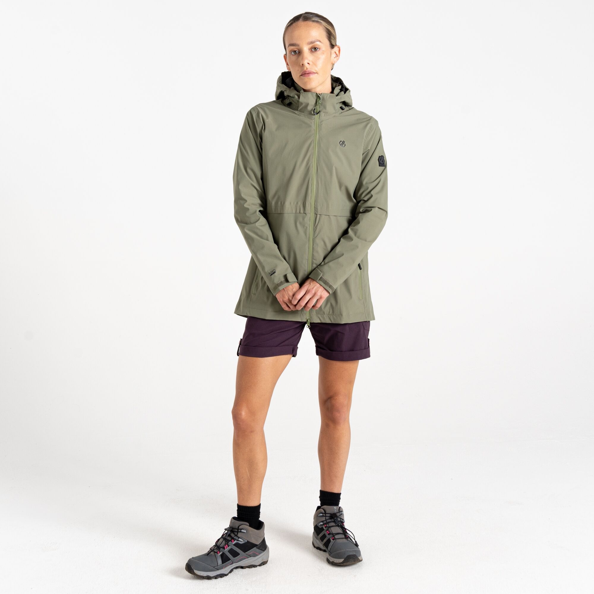 Dare 2b Kurtka damska przeciwdeszczowa Switch Up II Zielony