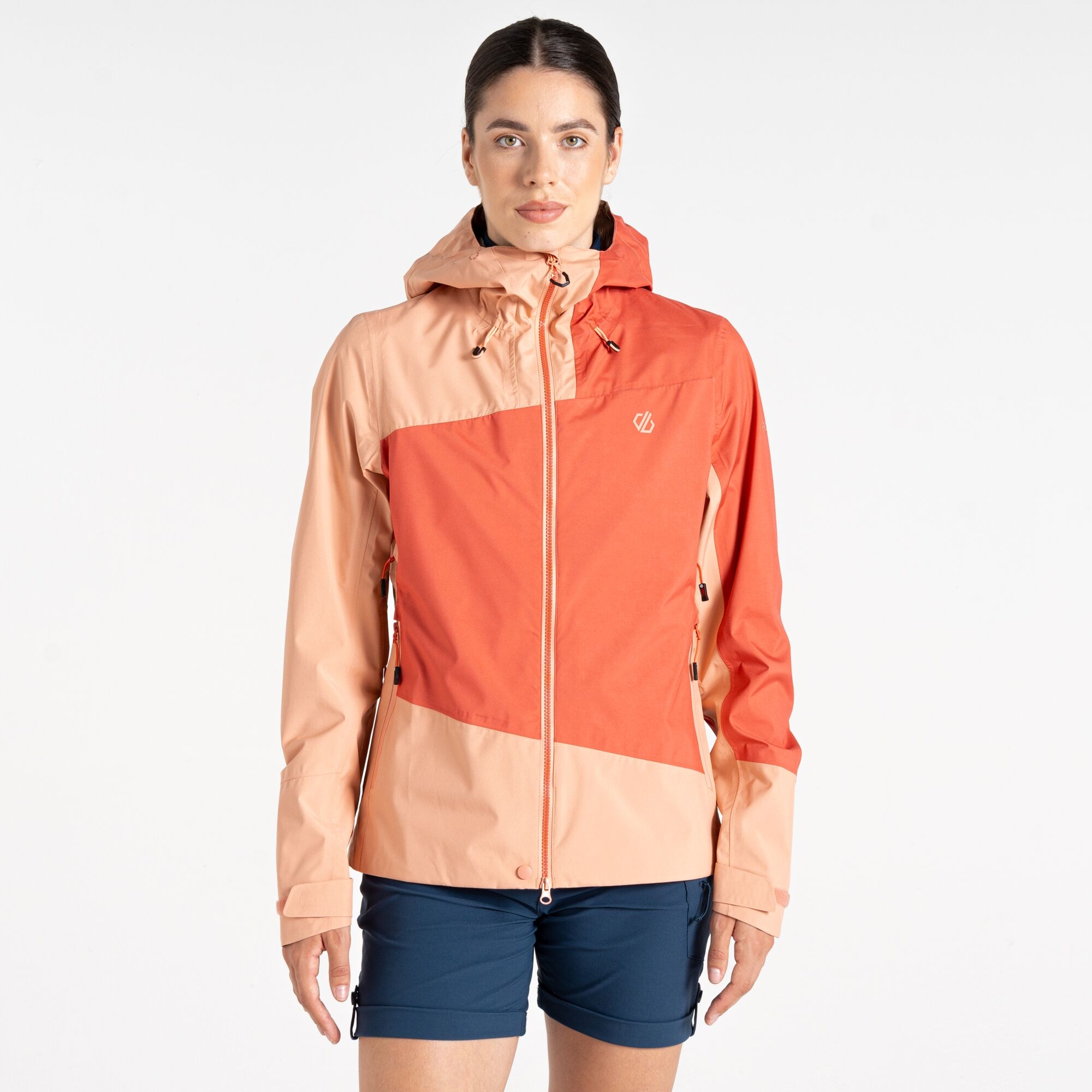 Dare 2b Dare 2b Kurtka przeciwdeszczowa damska Nomadic II Pomarańczowy