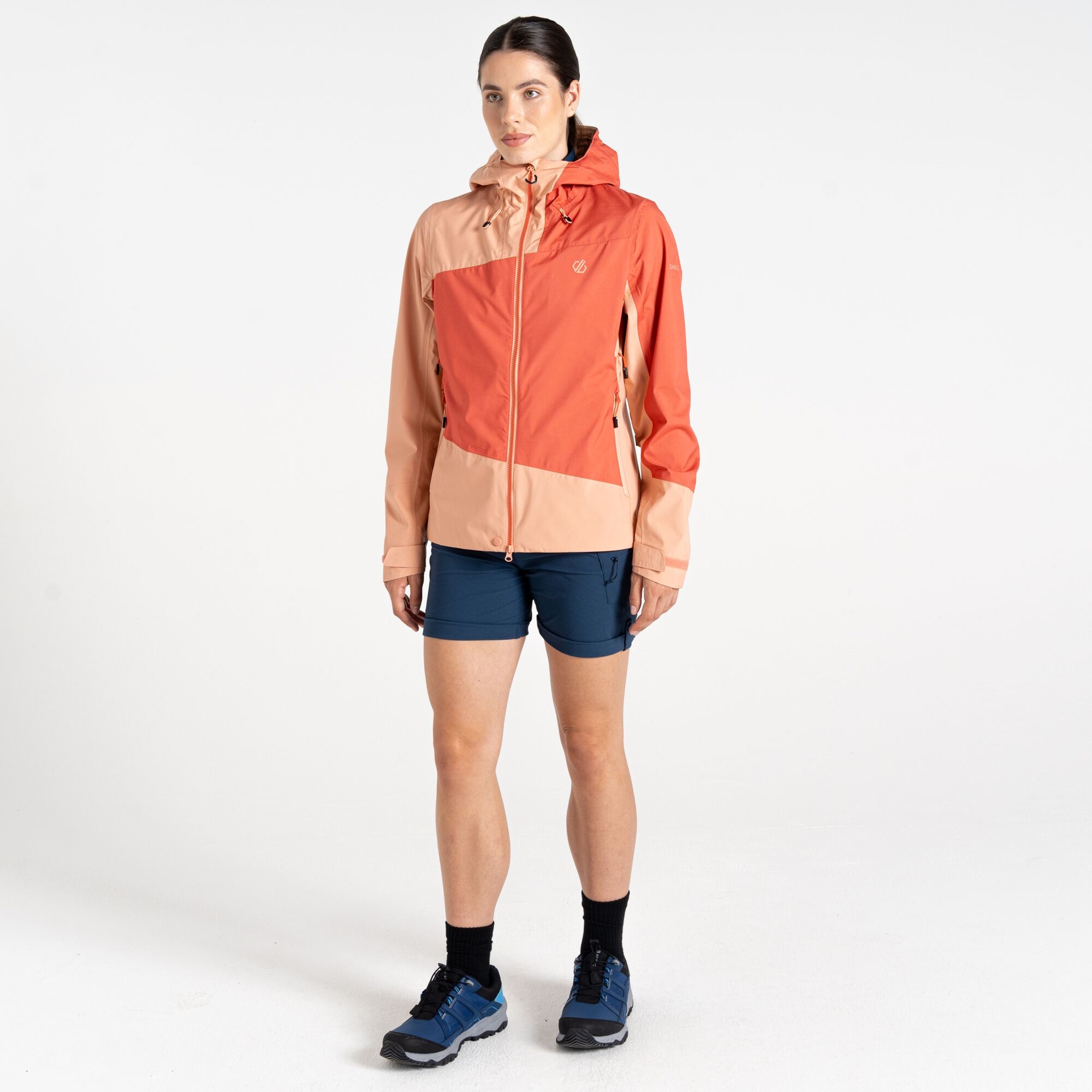 Dare 2b Dare 2b Kurtka przeciwdeszczowa damska Nomadic II Pomarańczowy