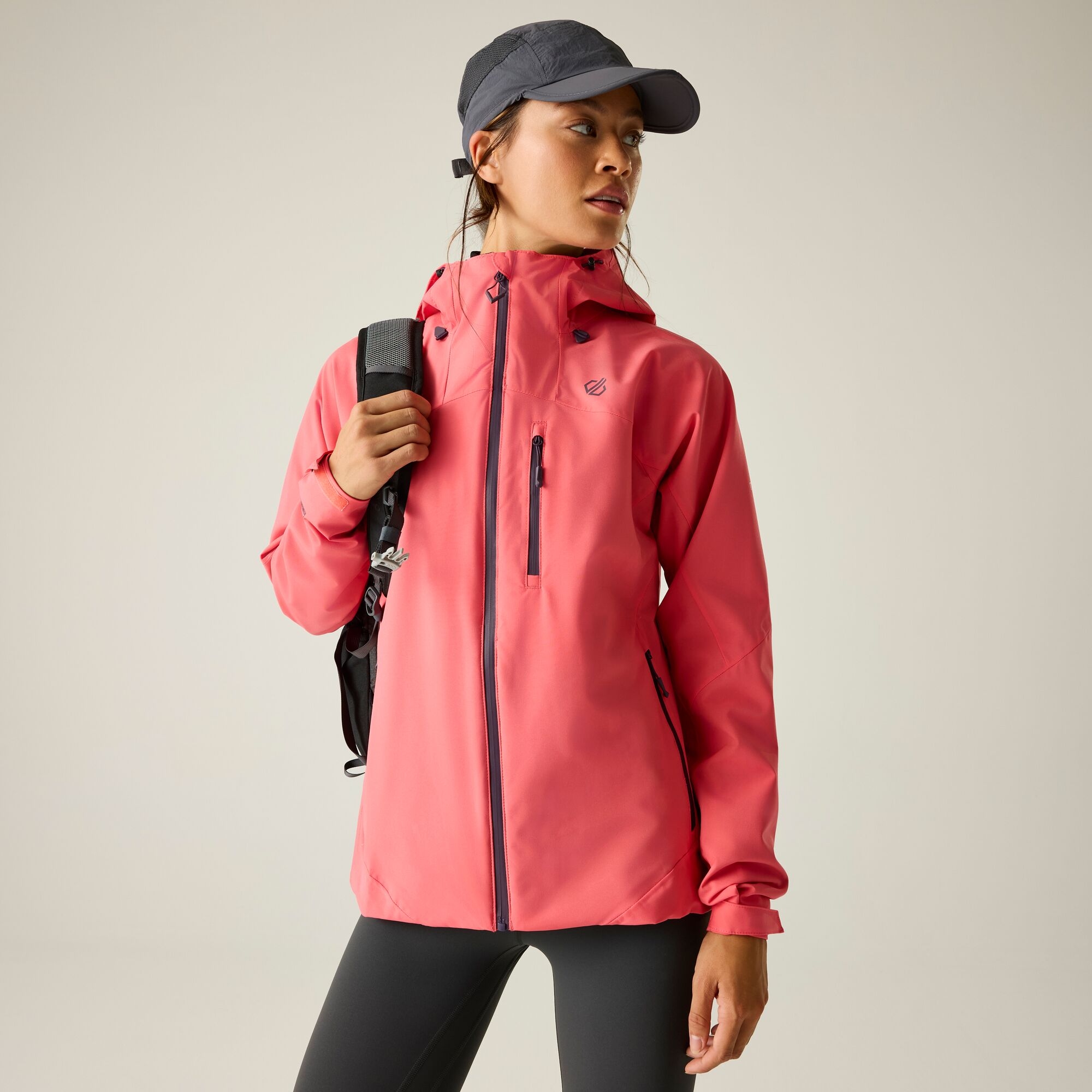 Dare 2b Kurtka damska przeciwdeszczowa Torrek II Różowy