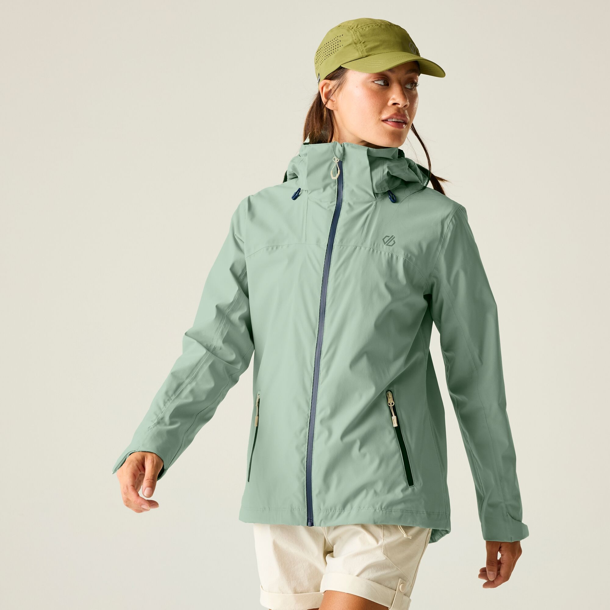 Dare 2b Kurtka przeciwdeszczowa damska z membraną Switch Up III Zielony