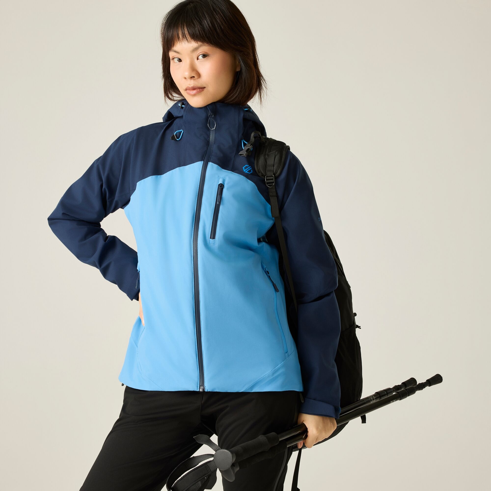 Dare 2B Women's Waterproof Torrek Iii Jacket - Blue Size 16