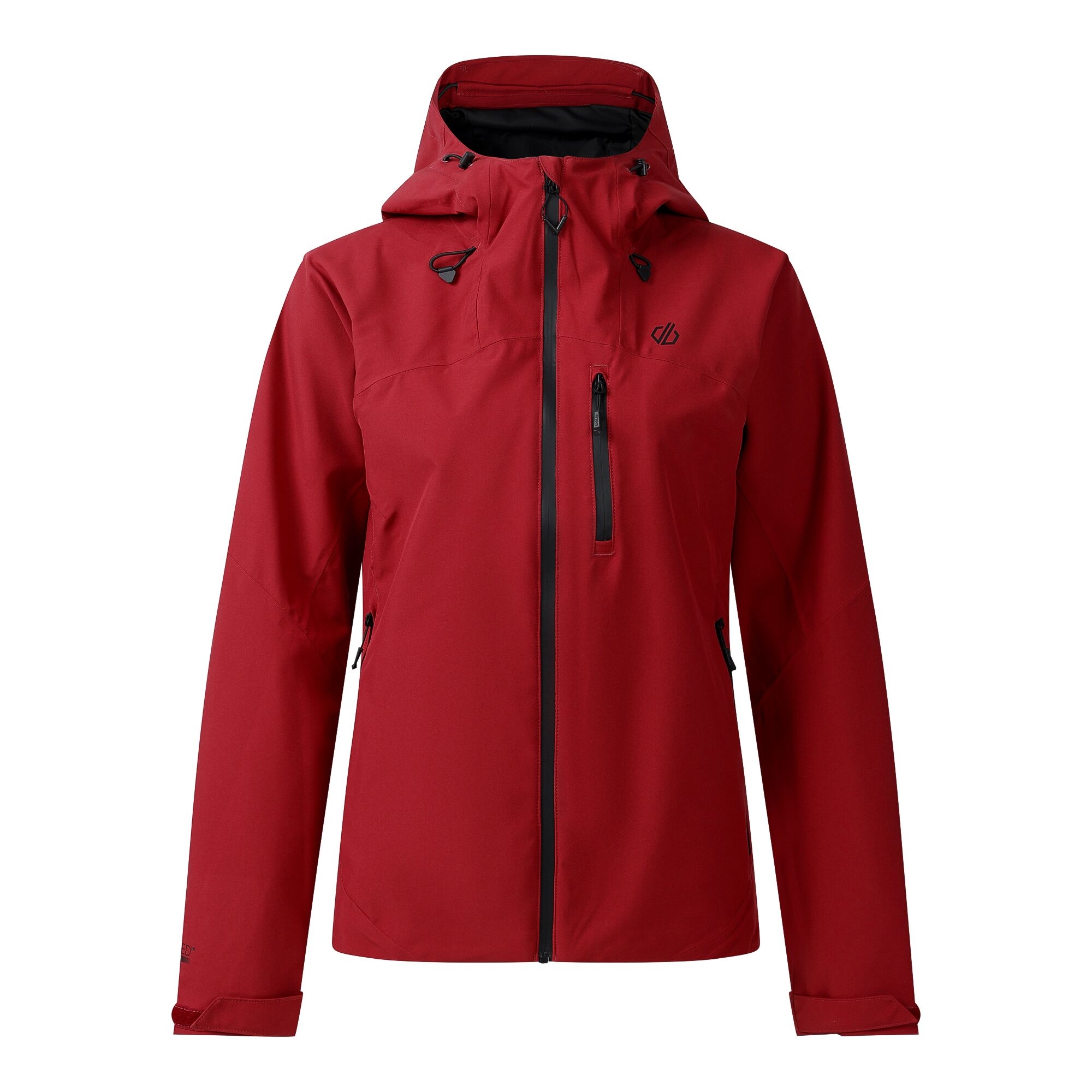 Dare 2b Kurtka przeciwdeszczowa damska z membraną Torrek III Burgundowy
