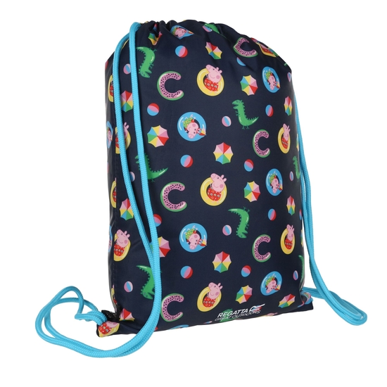 Kids' Peppa Pig Swim Bag Navy Inflatable