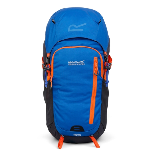 Highton V2 35L Backpack Oxford blue Seal Grey Blaze Orange