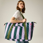 Lilac & Green Candy Stripe 