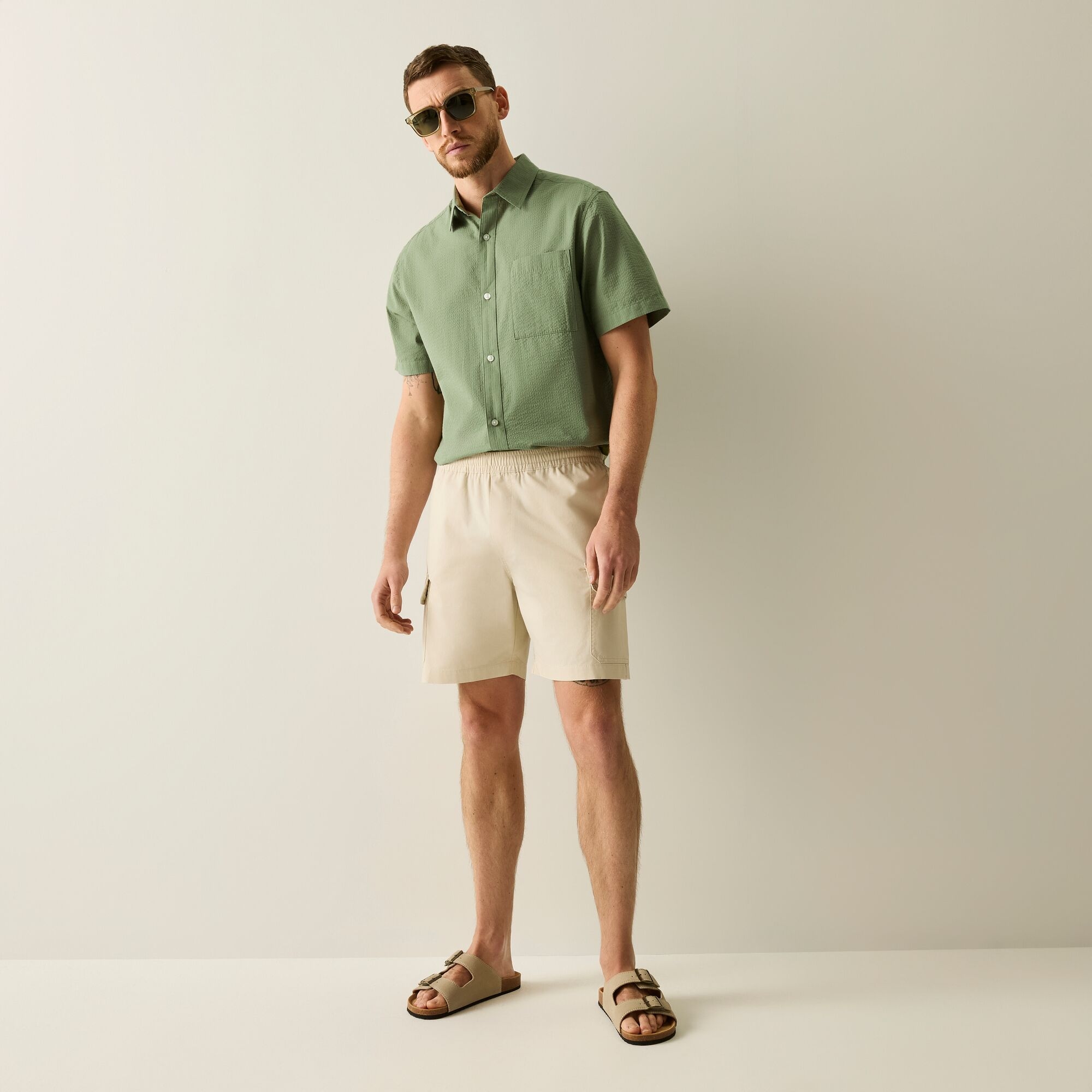 Regatta Life Regatta Life Spodenki męskie Bavaro Beżowe