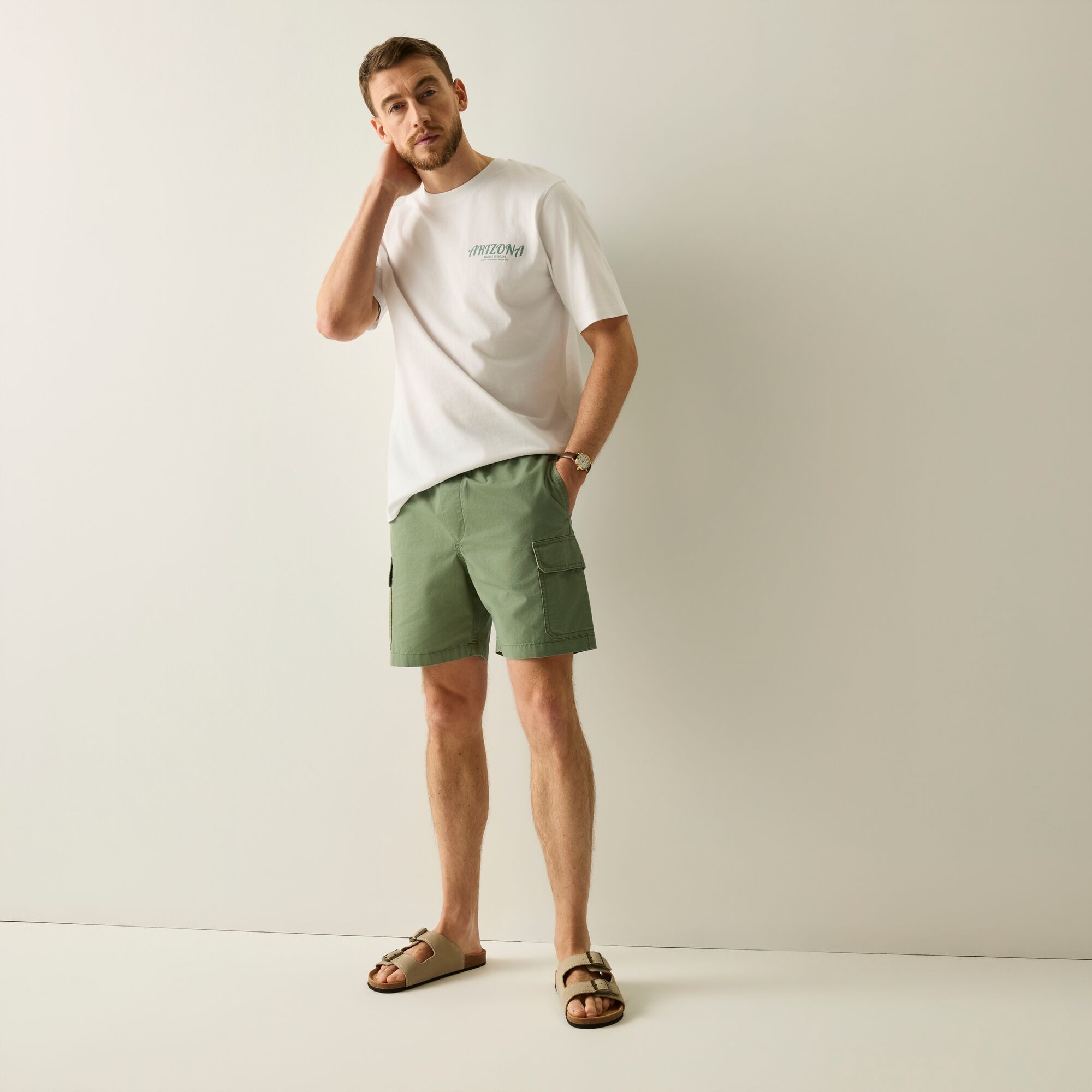 Regatta Life   Spodenki męskie Bavaro Zielony