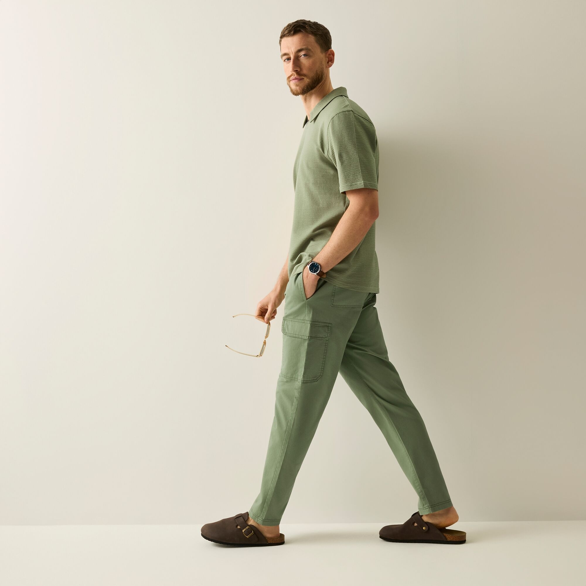 Regatta Life Spodnie męskie Anakena Oil Green