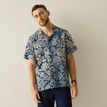 Abstract Seascape Coral Navy 