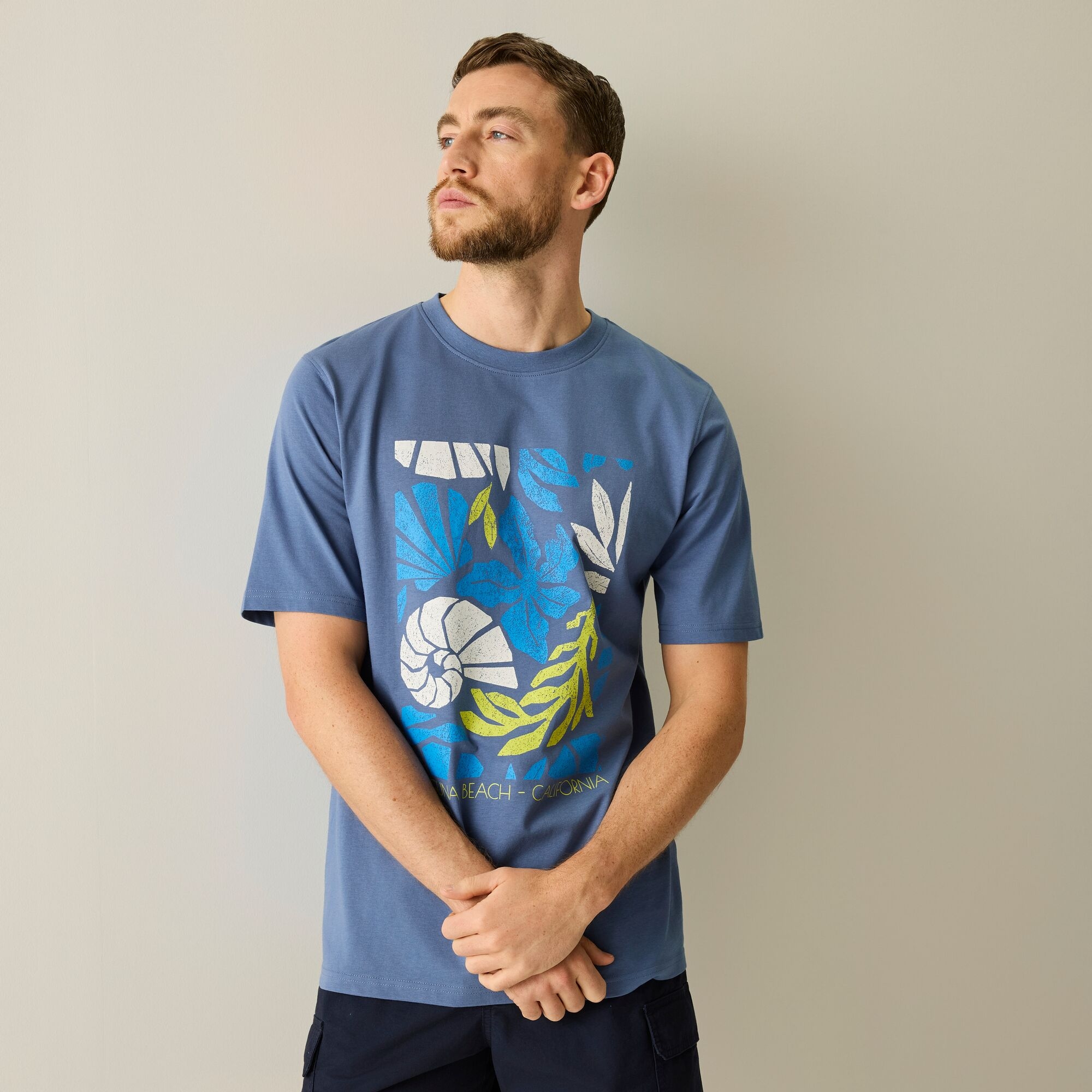 Regatta Life   Koszulka męska Safin Niebieski