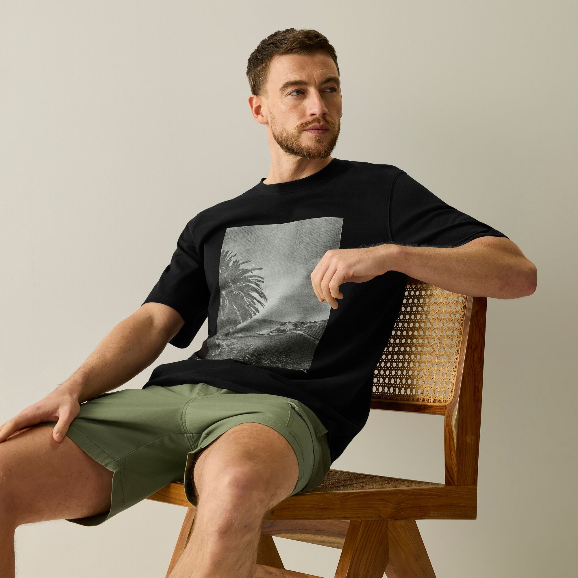 Regatta Life   Koszulka męska Safin Czarny