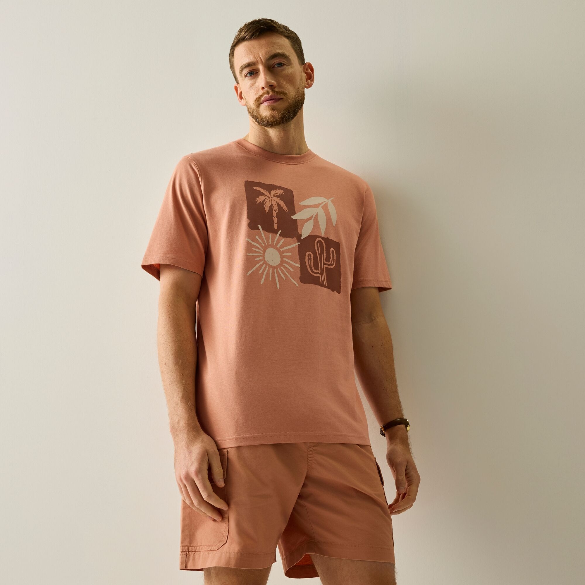 Regatta Life Men's Safin Tee - Pink 5XL