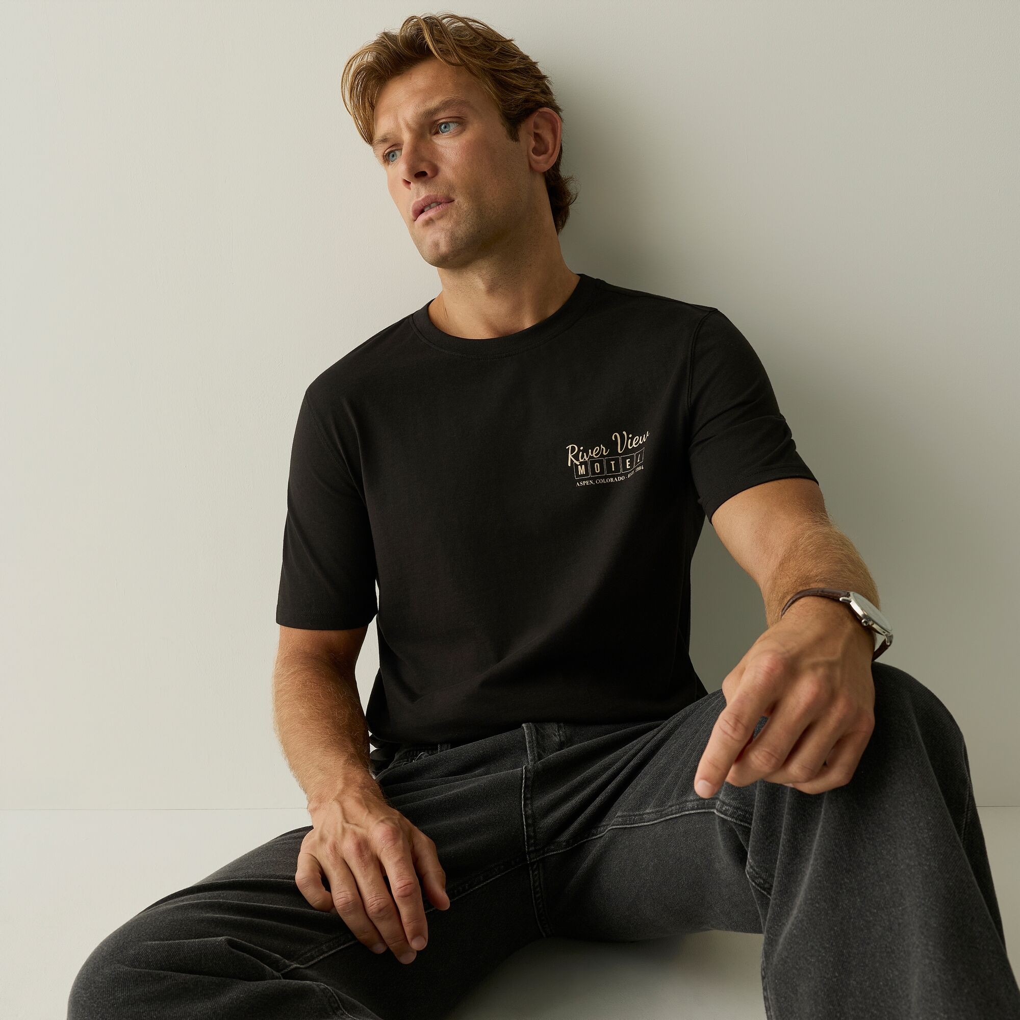 Regatta Life Men's Fano T-Shirt - Black Small