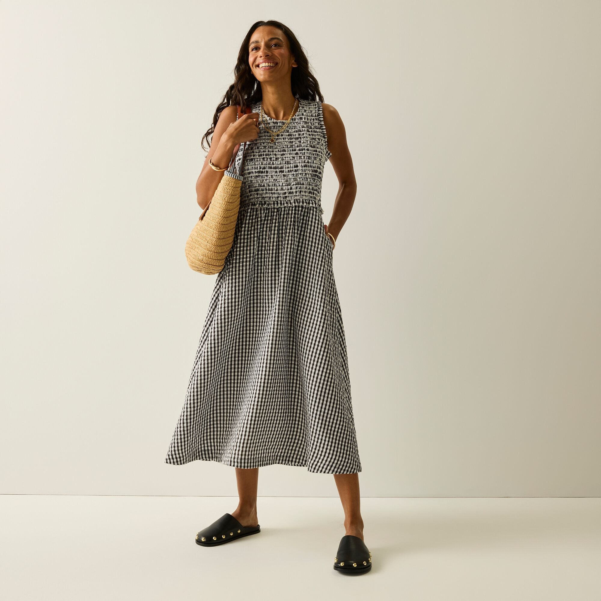 Regatta Life Sukienka damska Paloma Monochrome Gingham