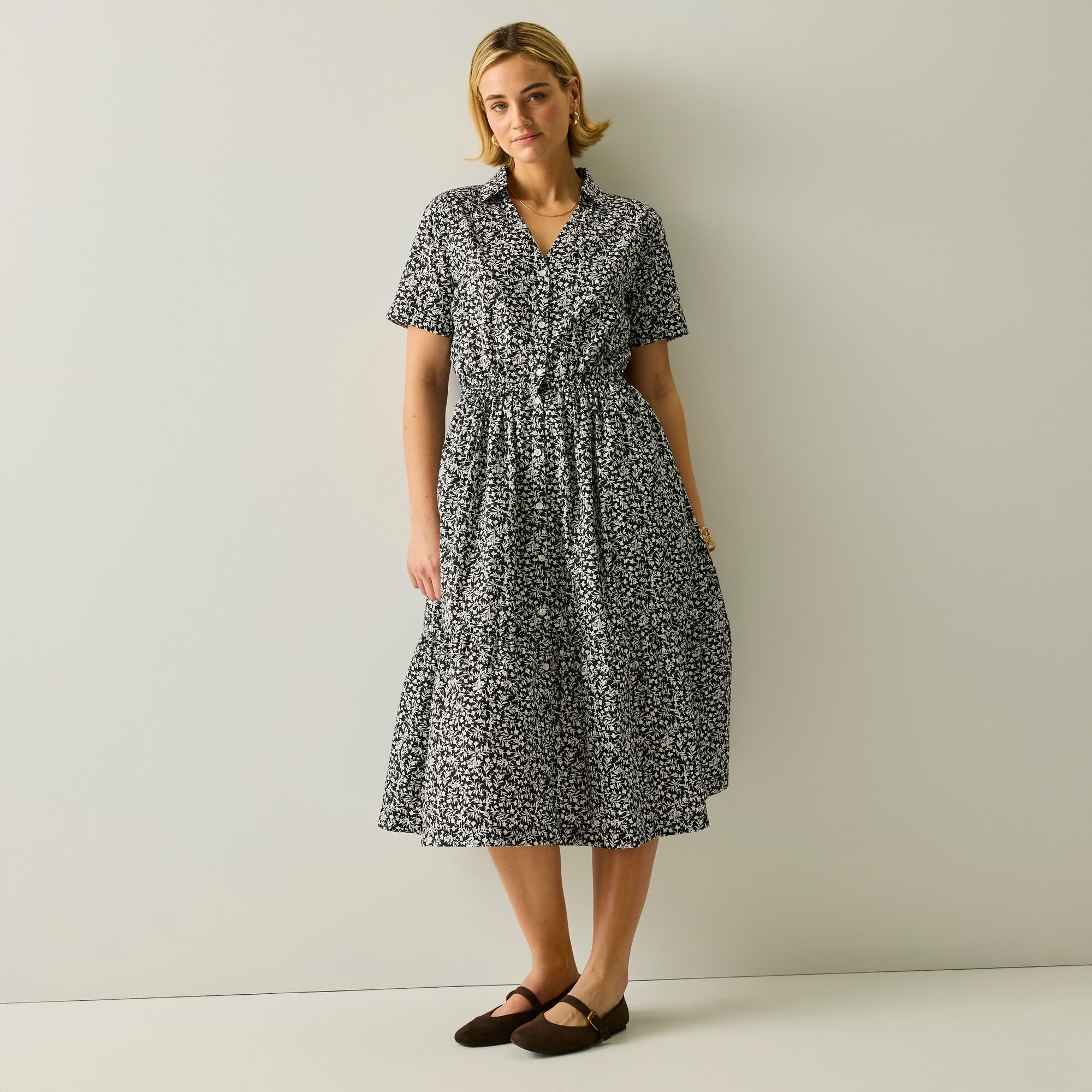 Regatta Life Sukienka damska Navagio Monochrome Ditsy Bloom